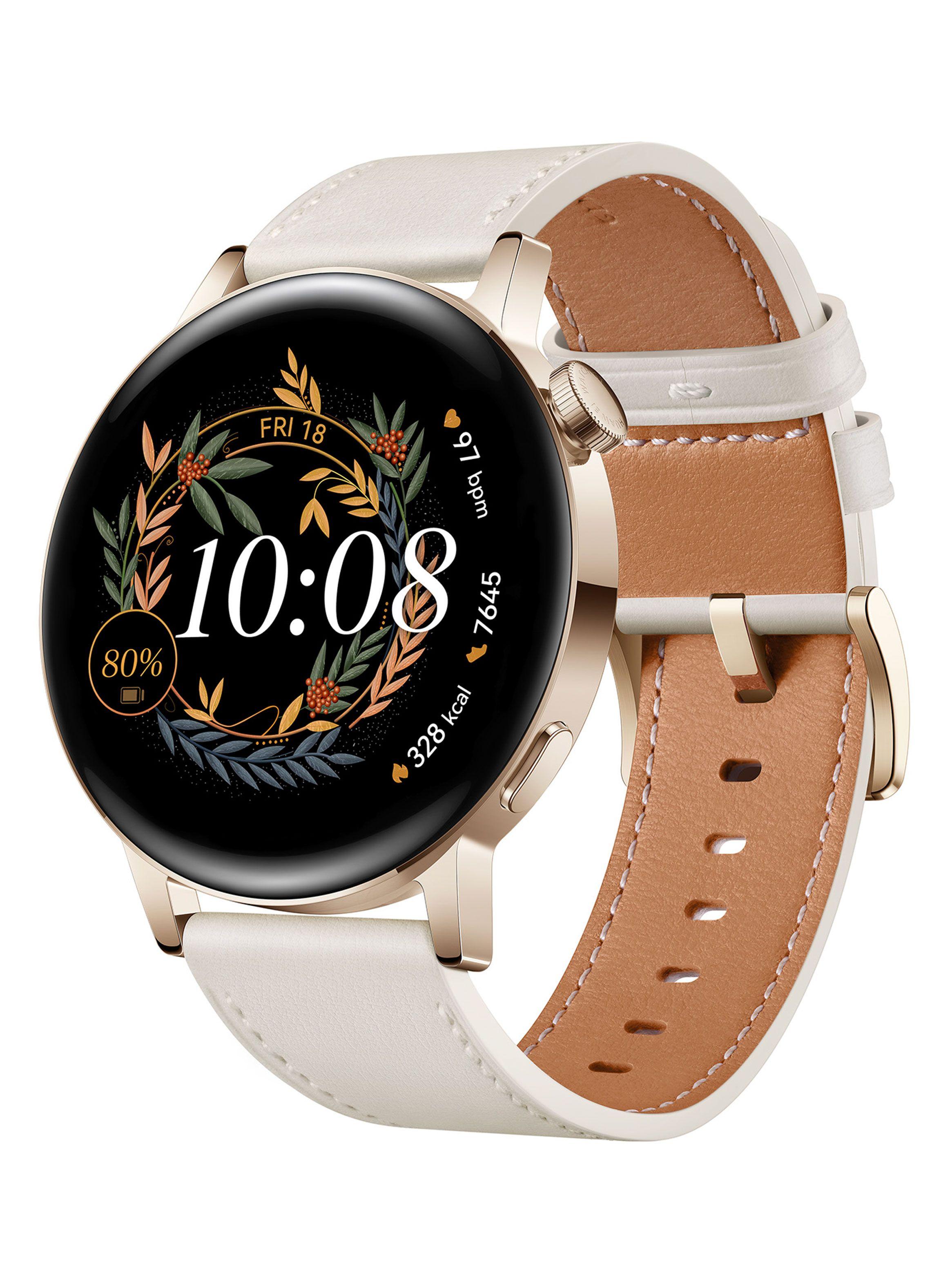 Smartwatch Watch GT 3 42mm Blanco + Garantía por Accidente-1
