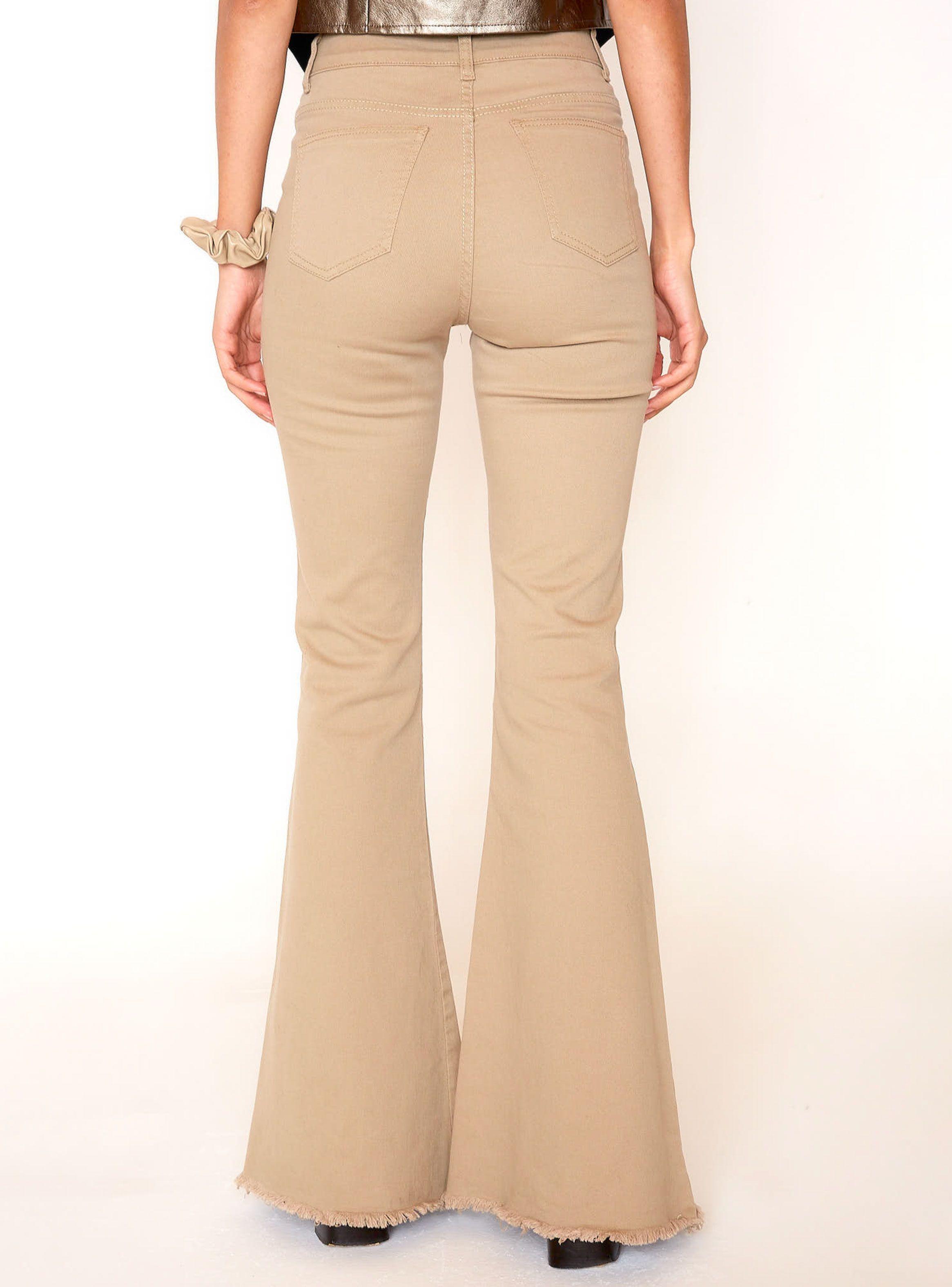 Jeans Romina Tiro Alto Beige-1