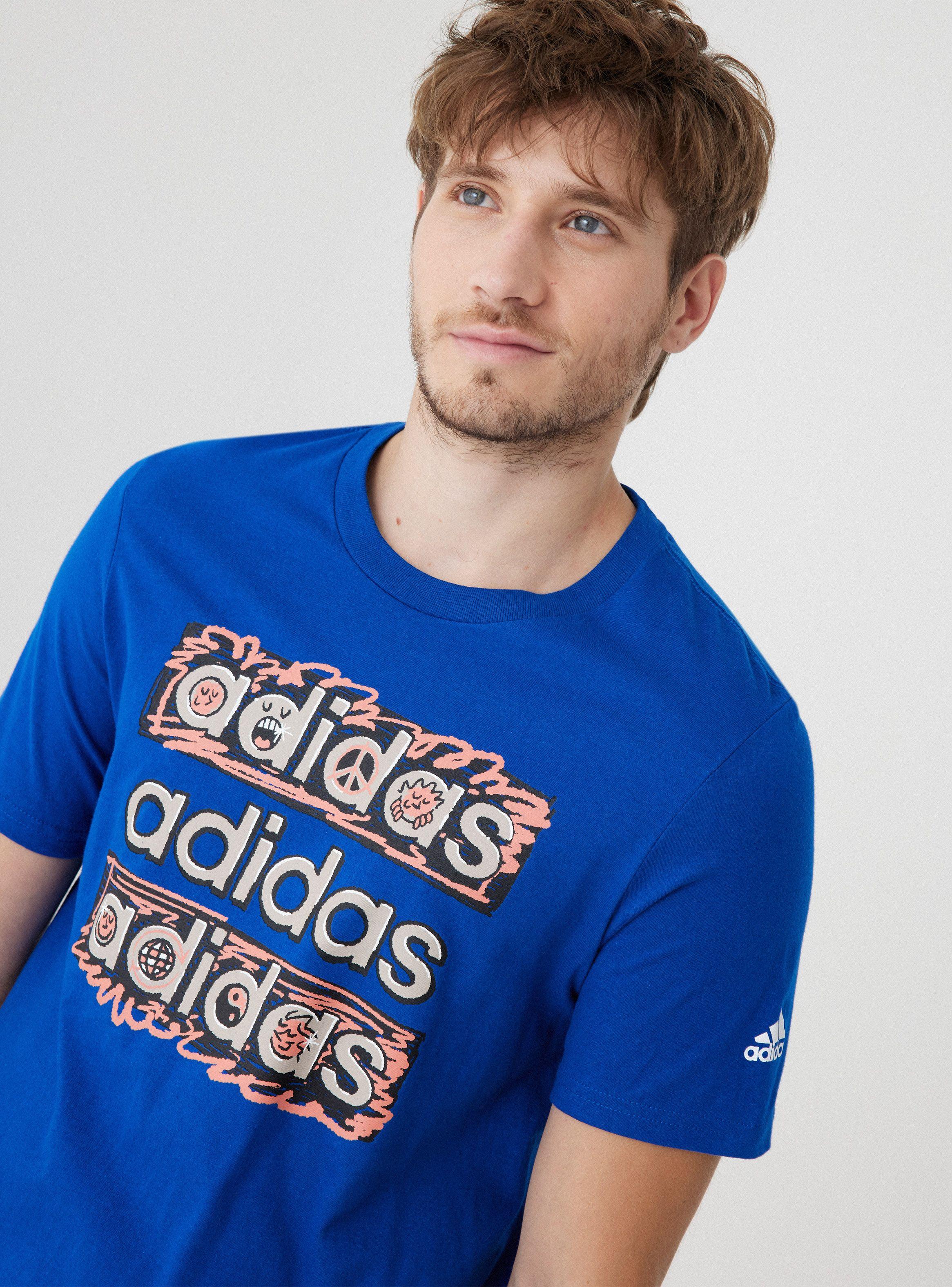Polera Urbana Manga Corta Doodle Mlt T-2