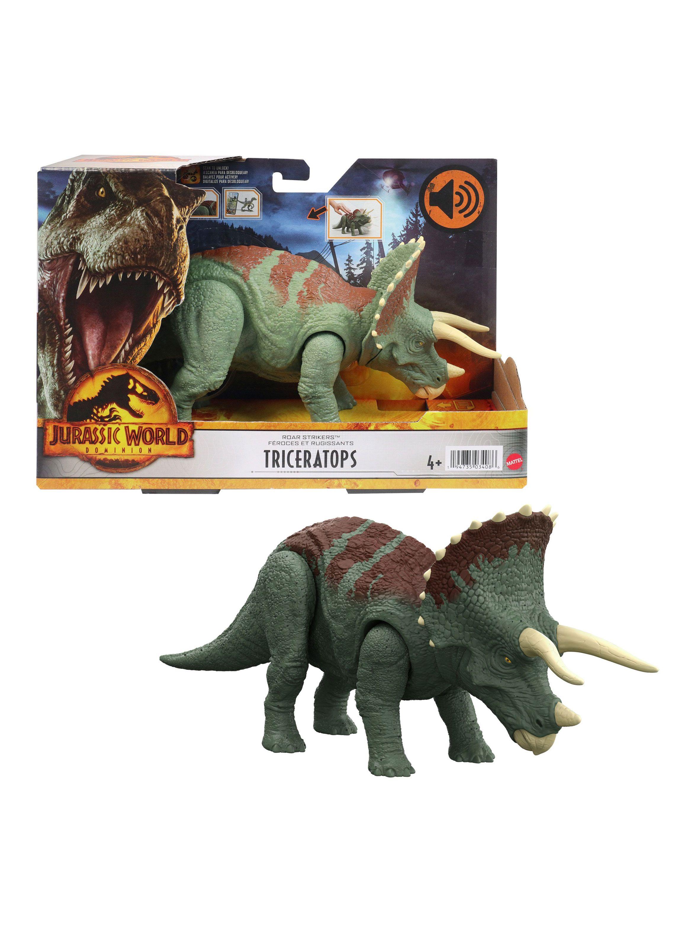 Dinosaurio Triceratops Ruge y Ataca-0