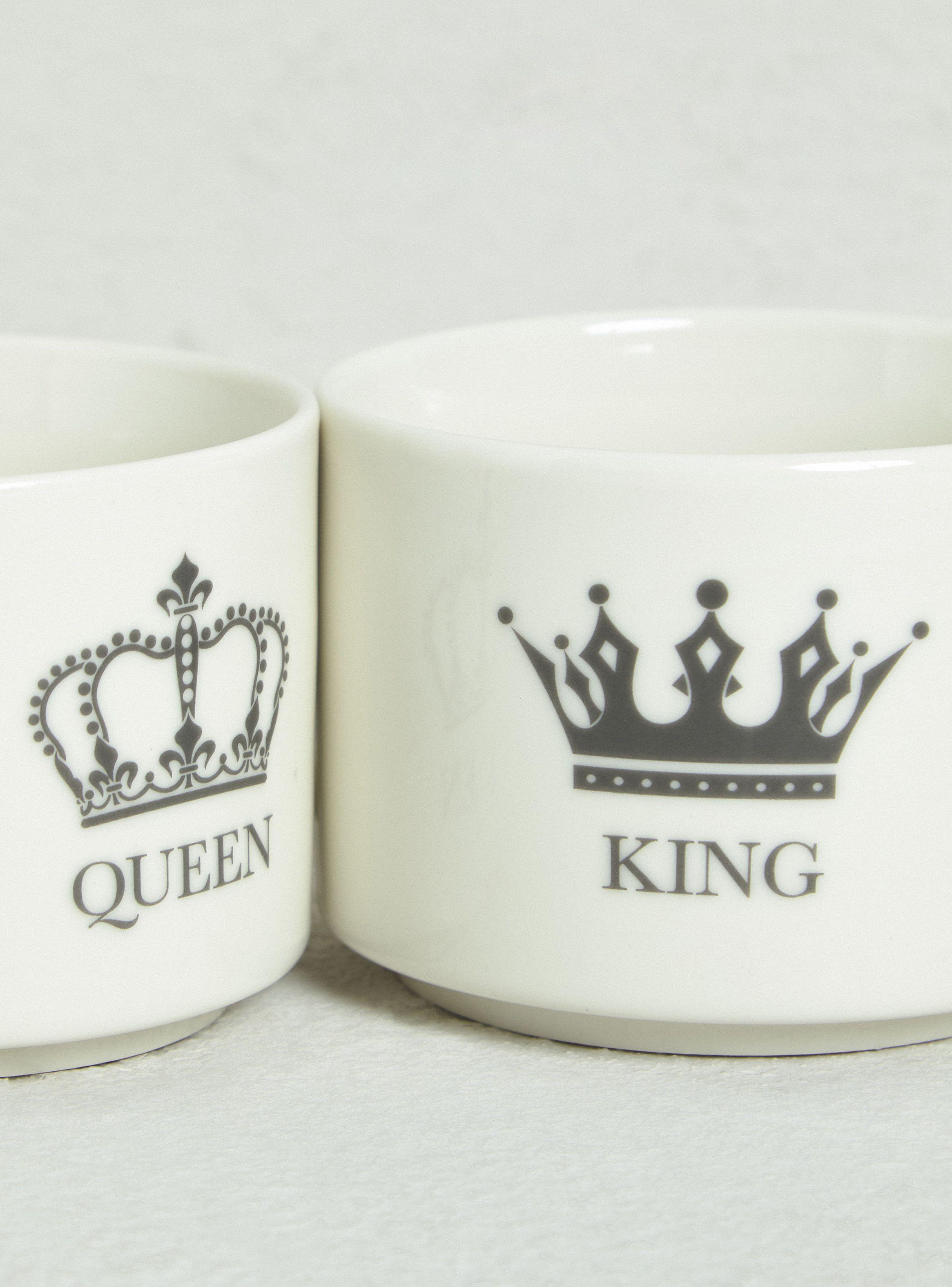 Set 2 Tazas King Queen-2