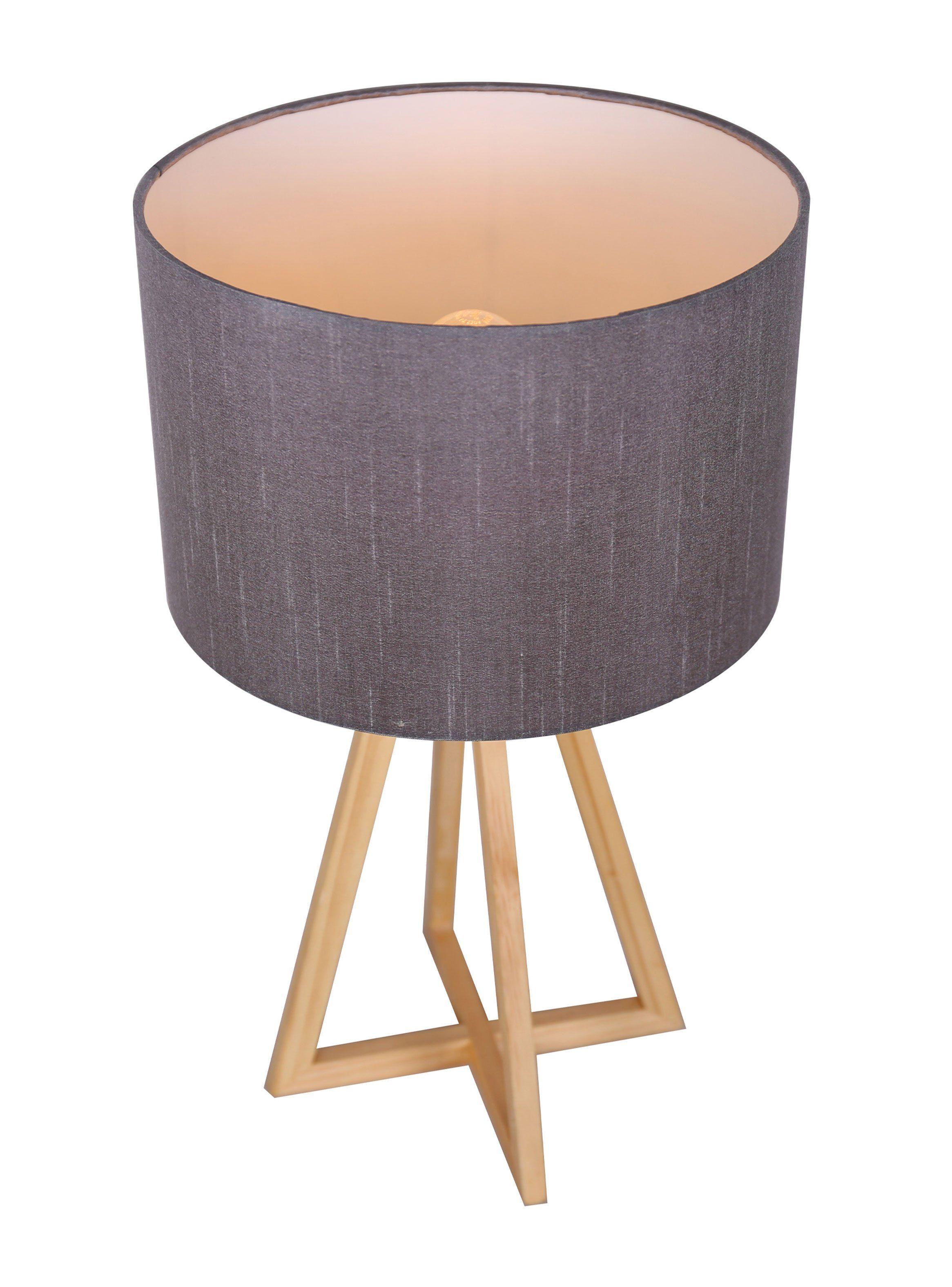 Lámpara de Mesa Madera-2
