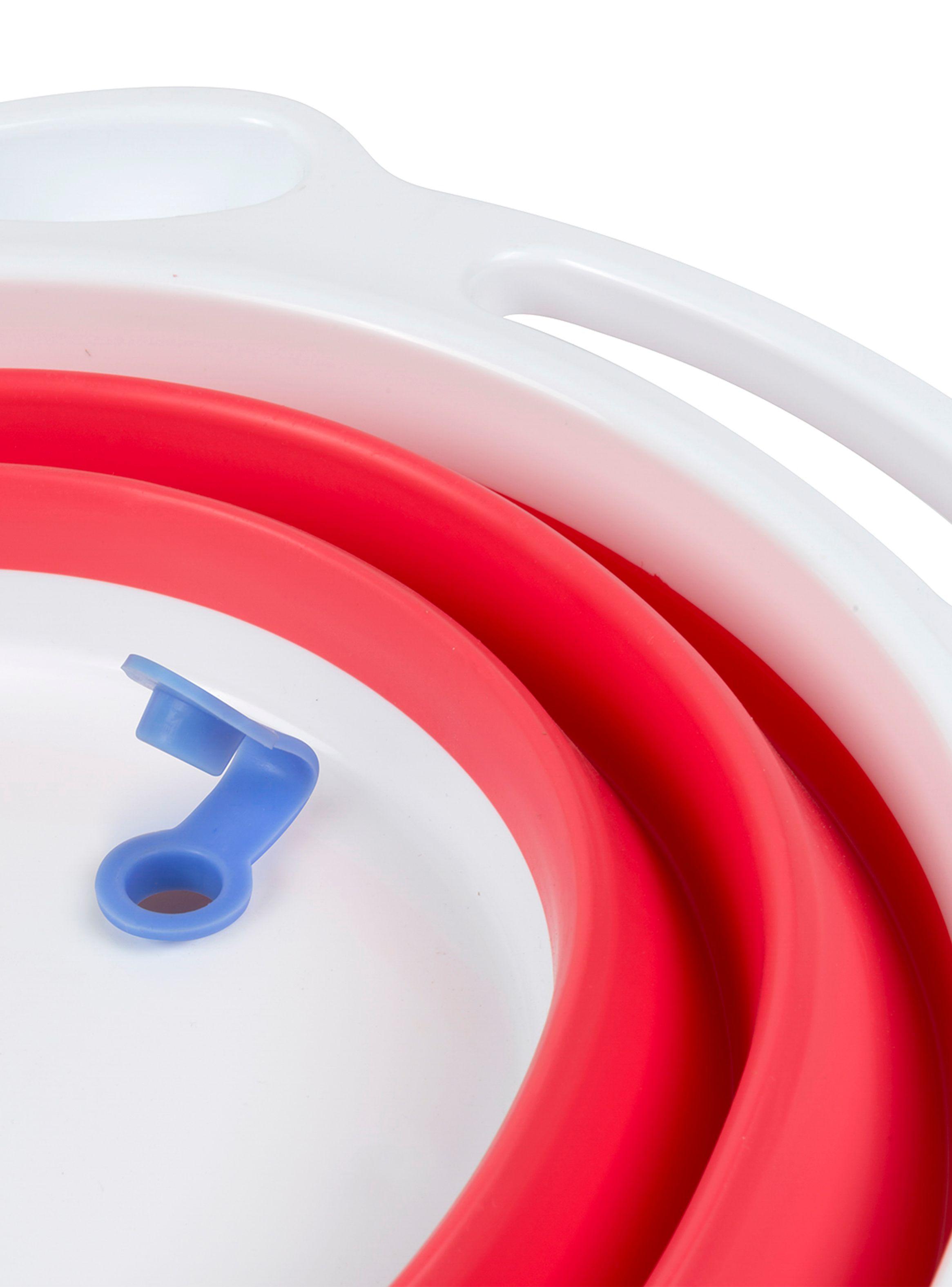 Bañera Plegable + Hamaca Splash Rojo-4