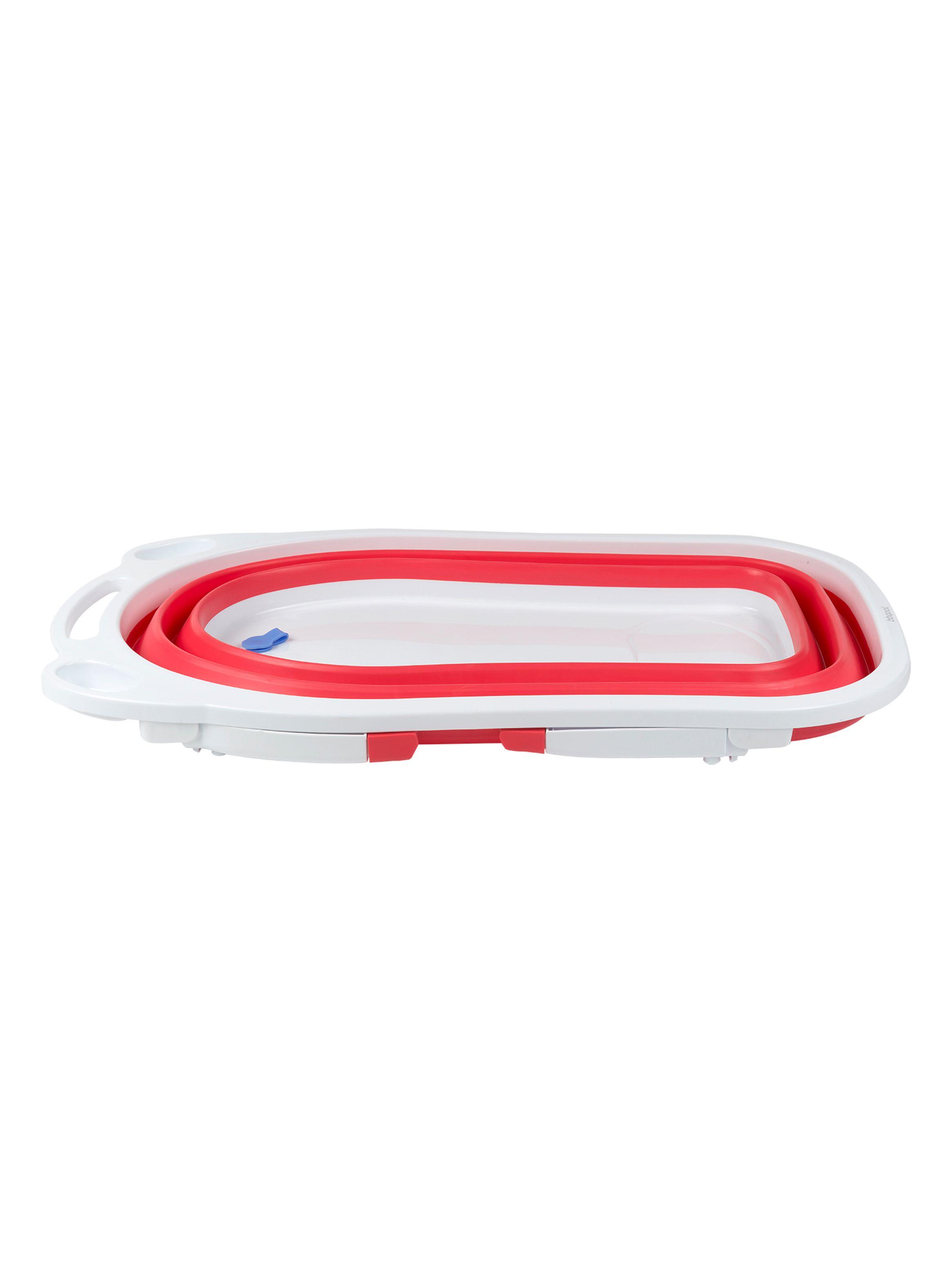 Bañera Plegable + Hamaca Splash Rojo-2