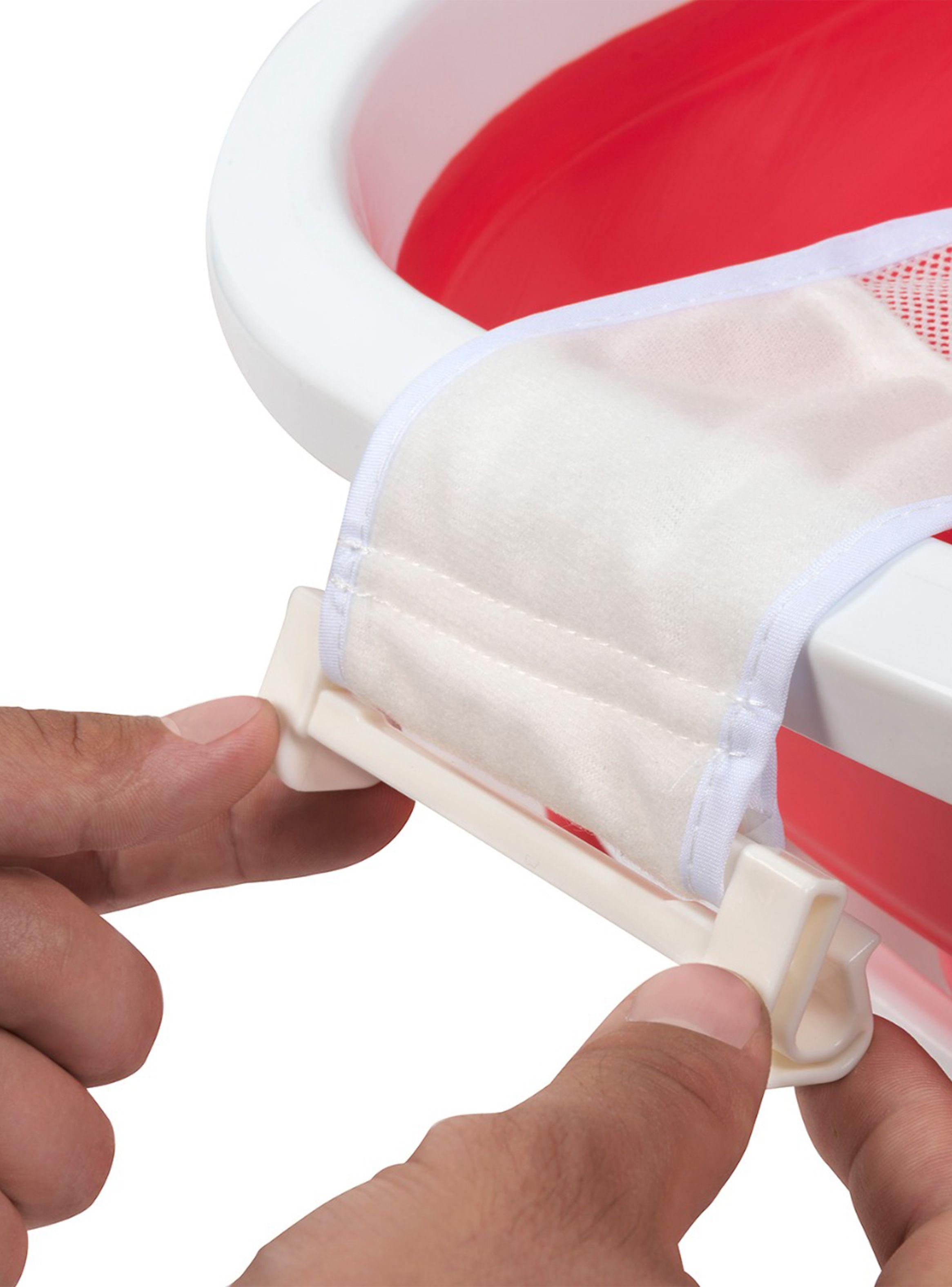 Bañera Plegable + Hamaca Splash Rojo-3