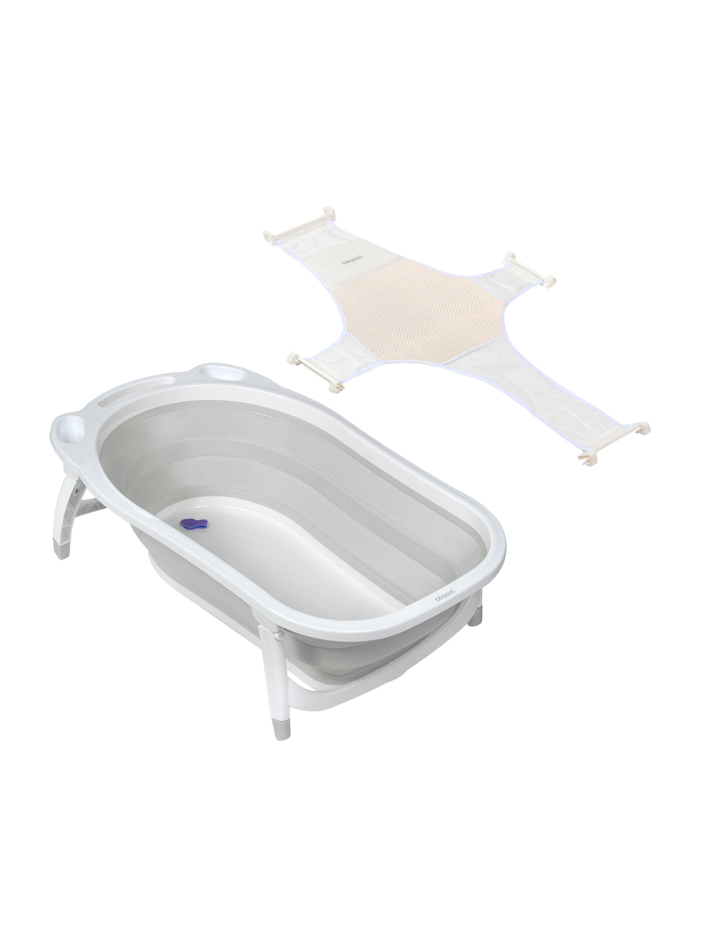 Bañera Plegable + Hamaca Splash Gris-0