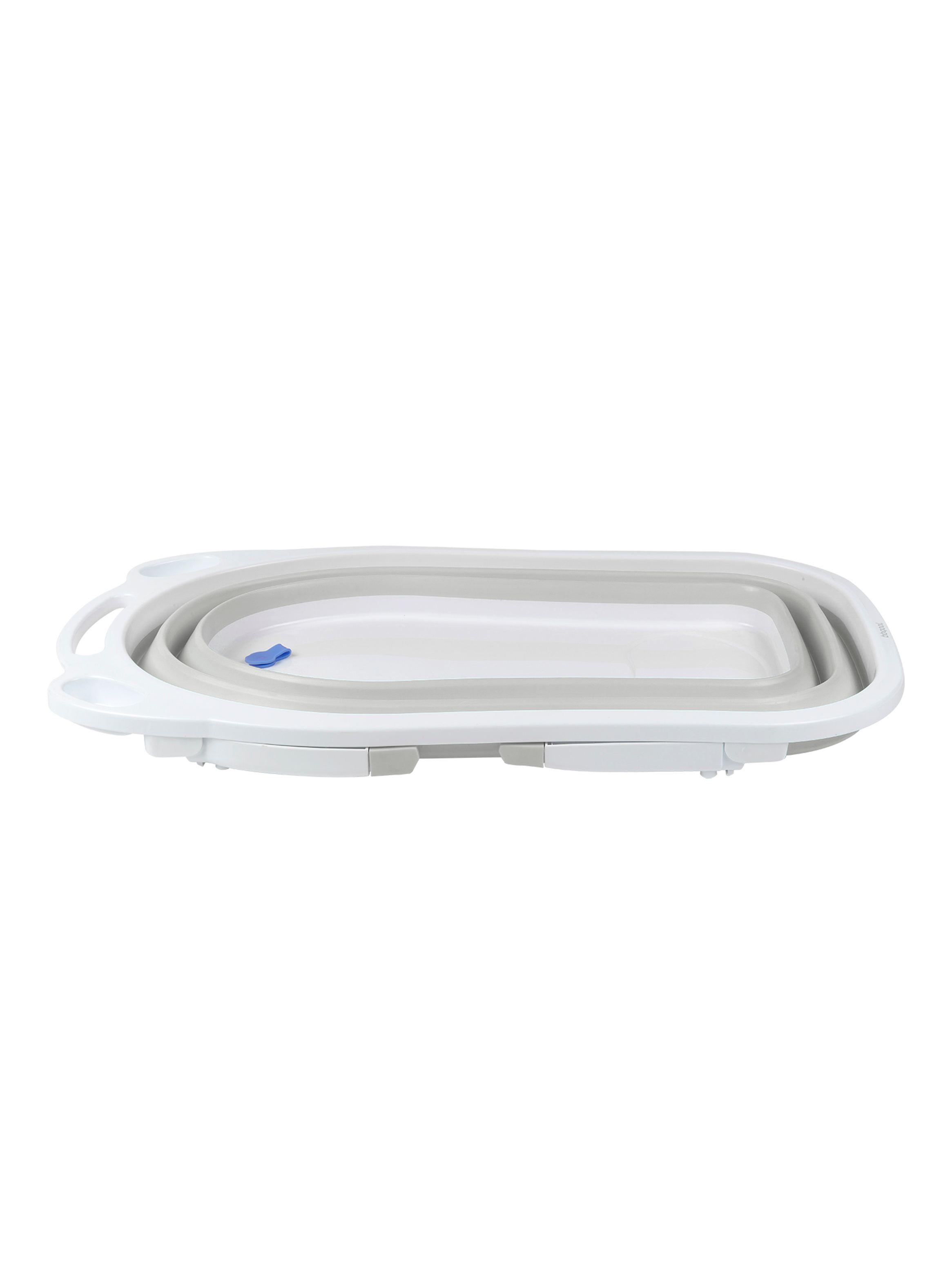 Bañera Plegable + Hamaca Splash Gris-4