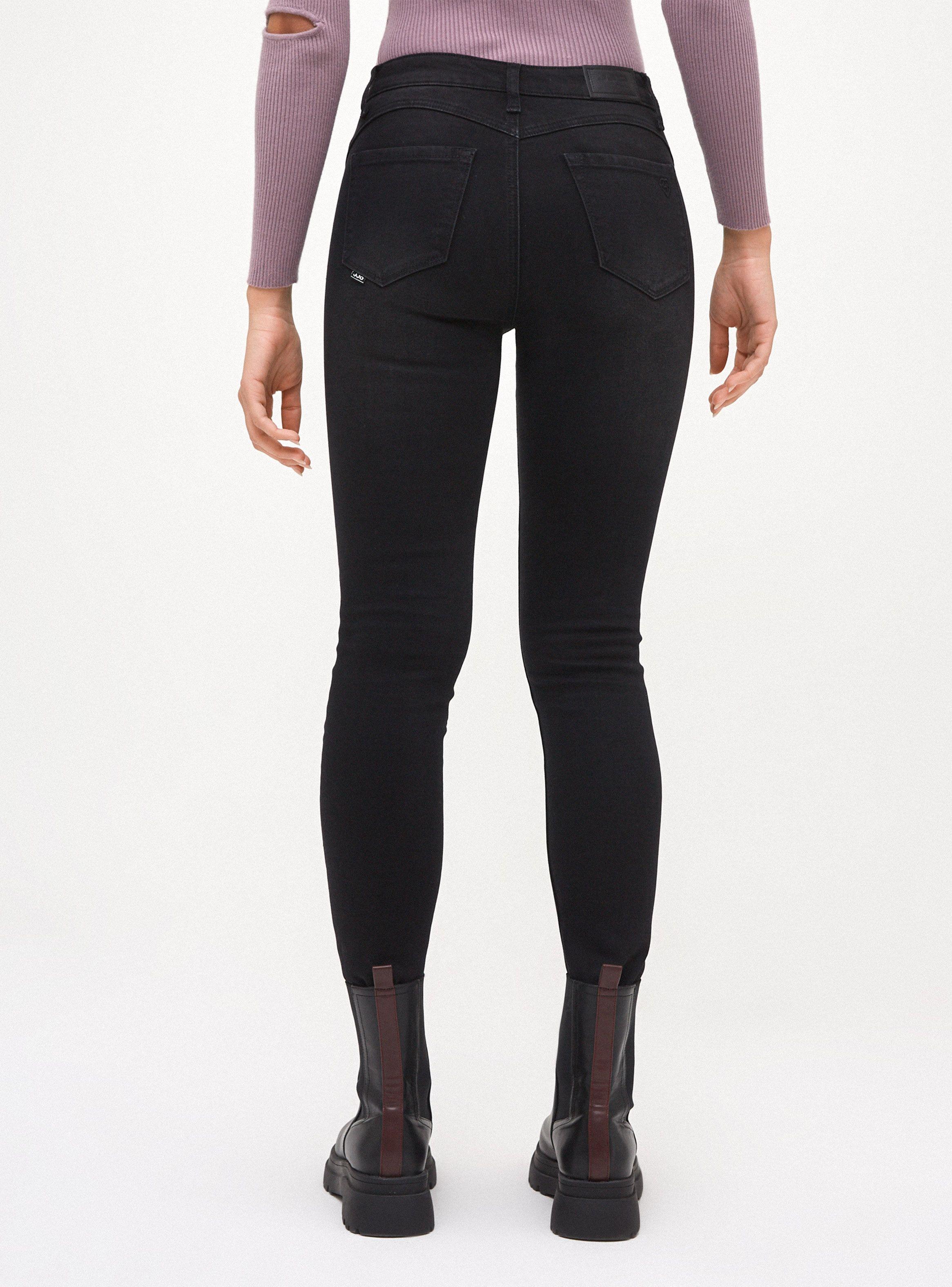 Jeans con Pretina 4 Botones Push Up-1