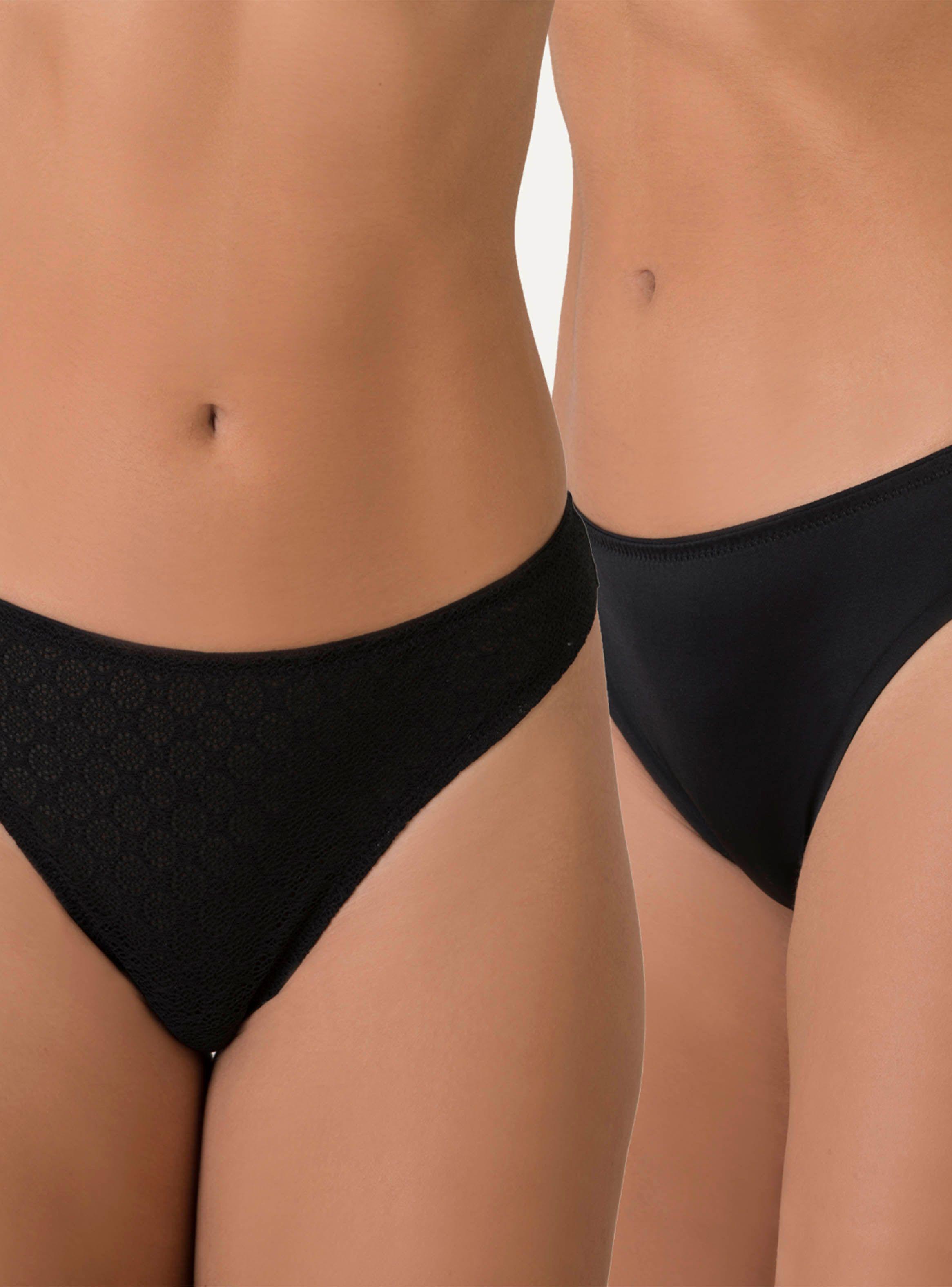 Pack Flores 2X Colaless Microfibra con Encaje Flores-0