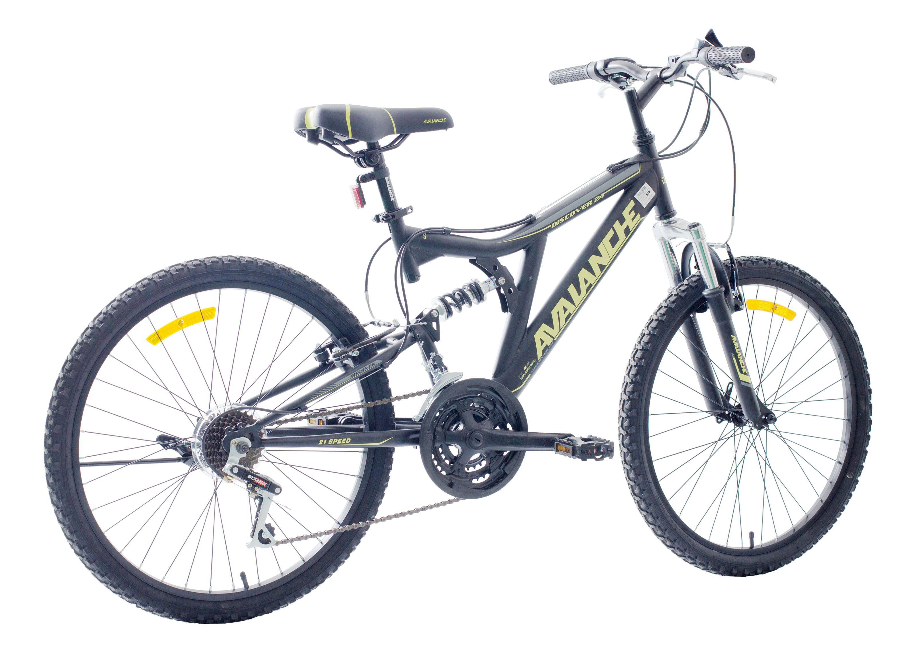 Bicicleta MTB Aro 24" Discover Doble Suspensión-2