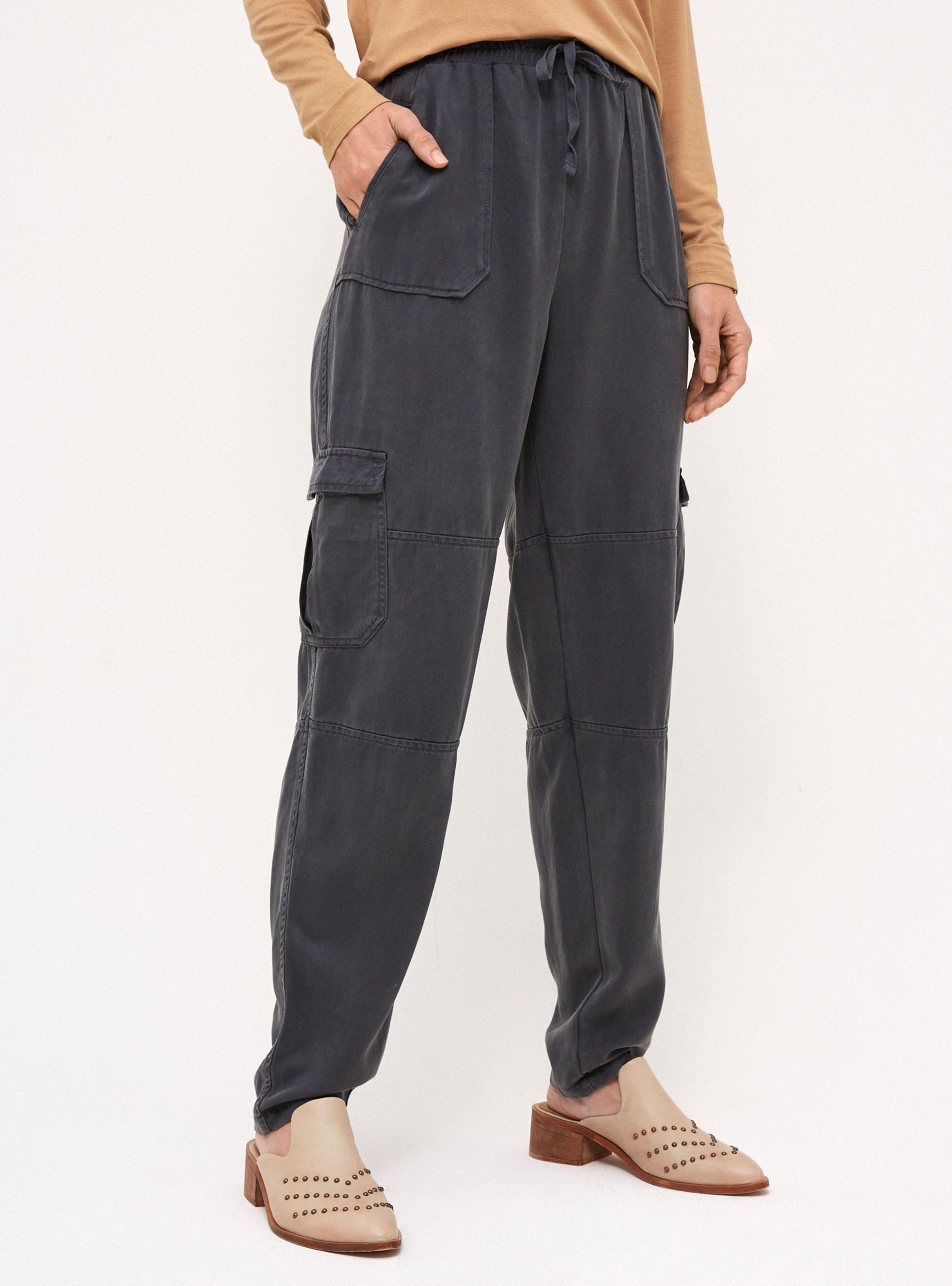 Pantalón Tipo Cargo con Bolsillos-0