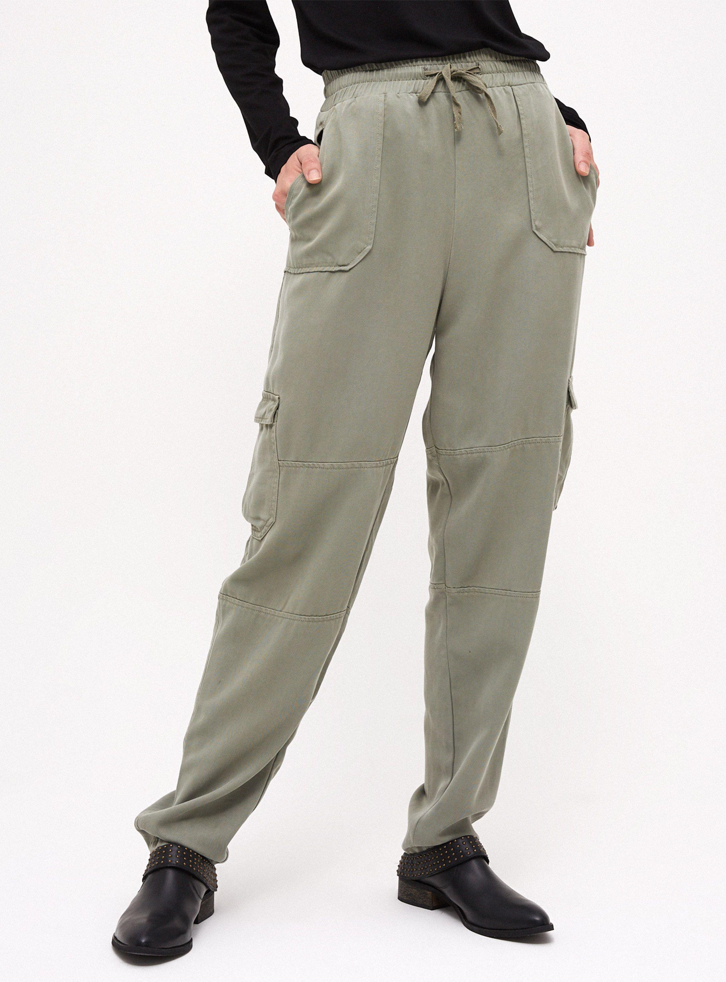 Pantalón Tipo Cargo con Bolsillos-0