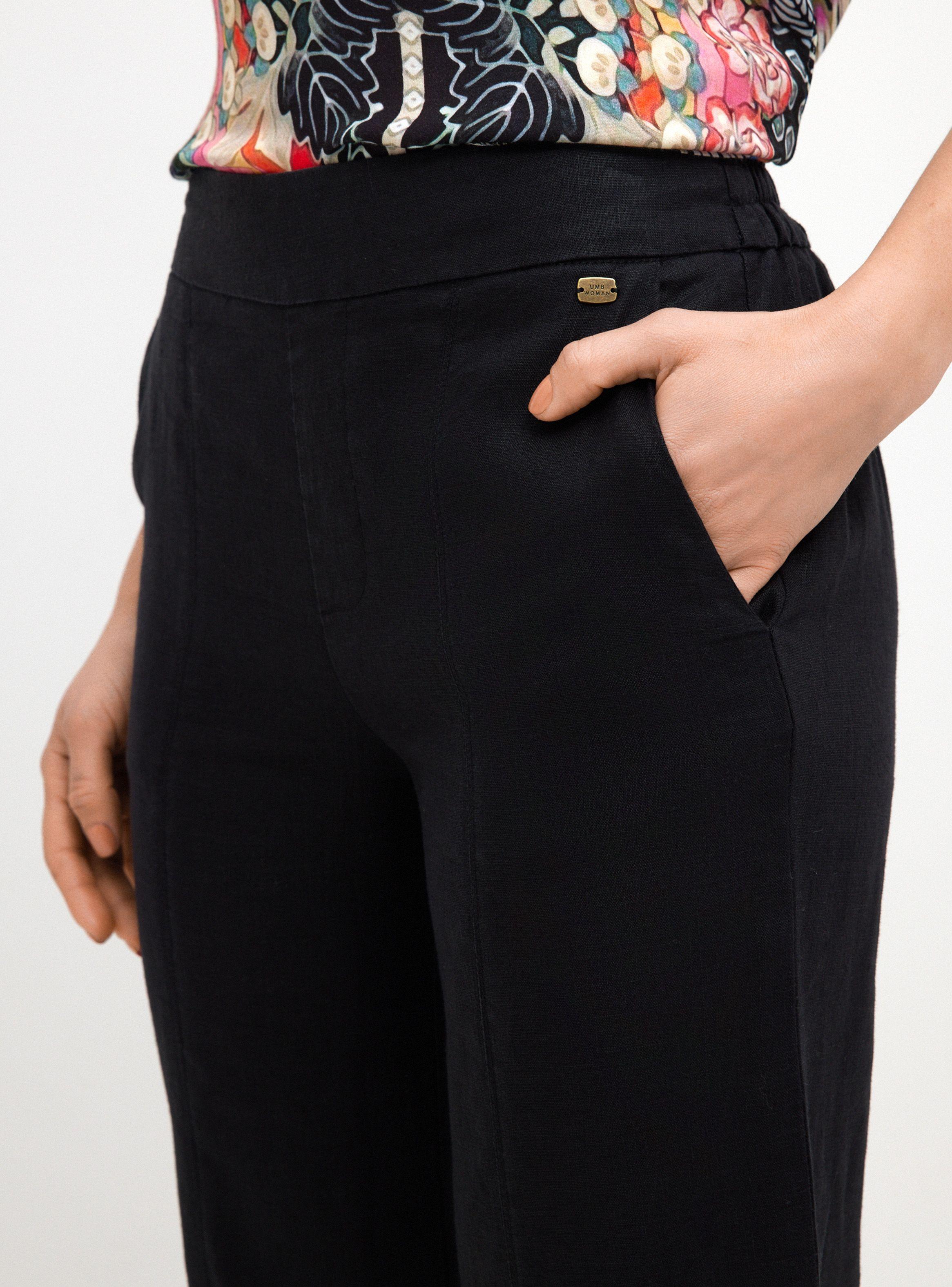 Pantalón Lino Liso y Bolsillos-2