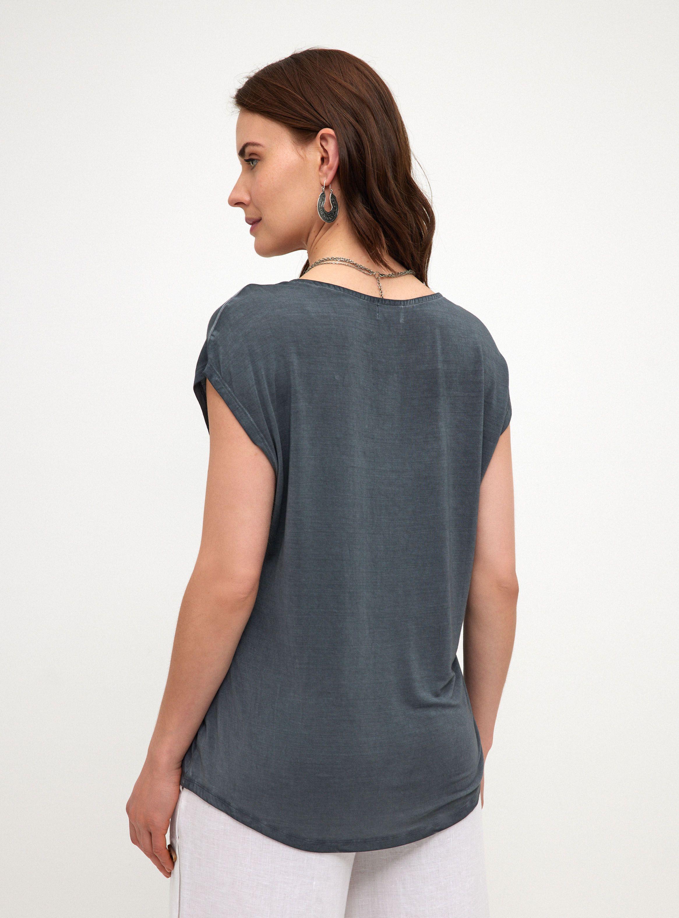 Polera Aplicación Cuello Lurex-1