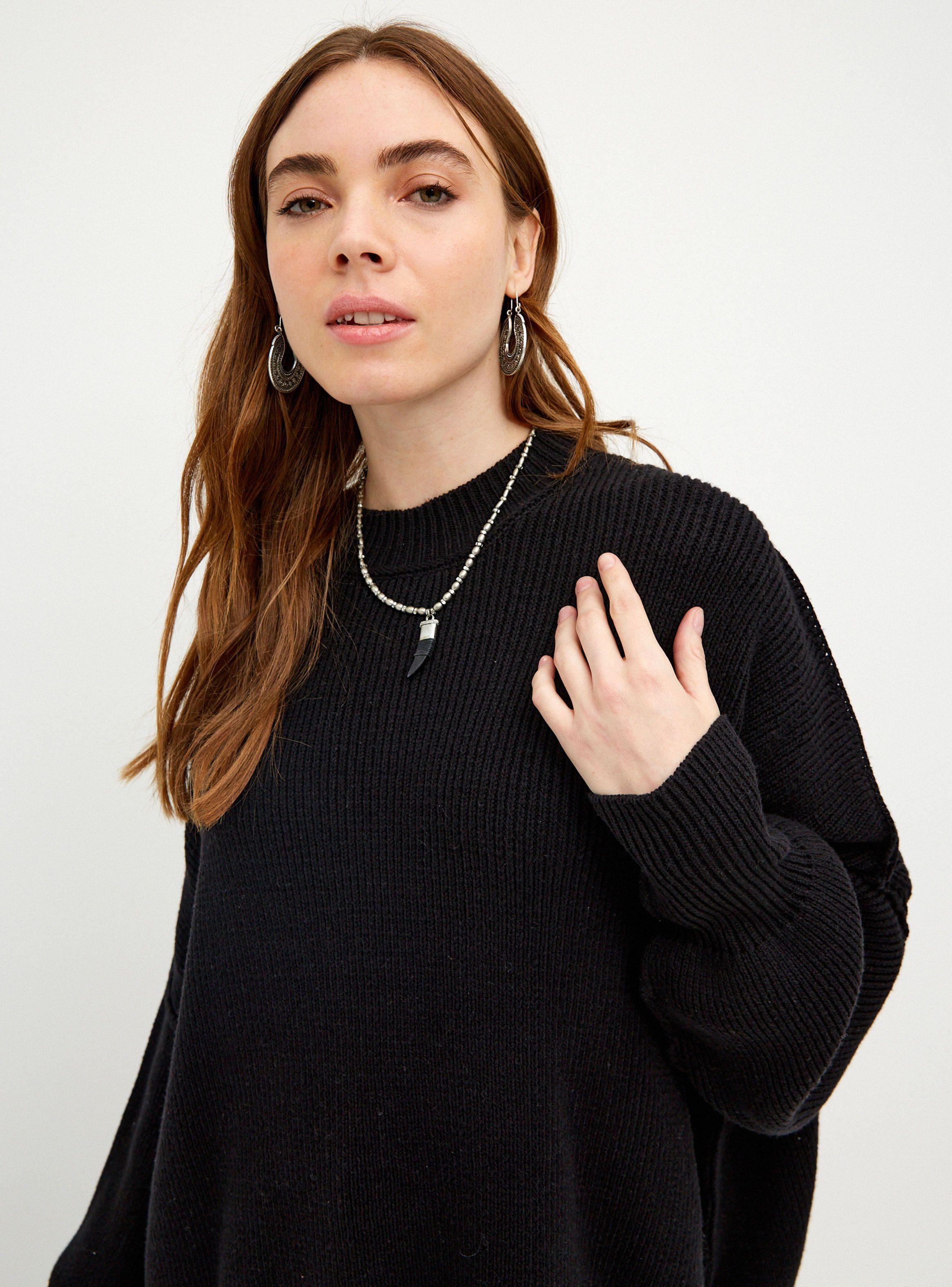 Sweater Oversize Cuello Redondo-2