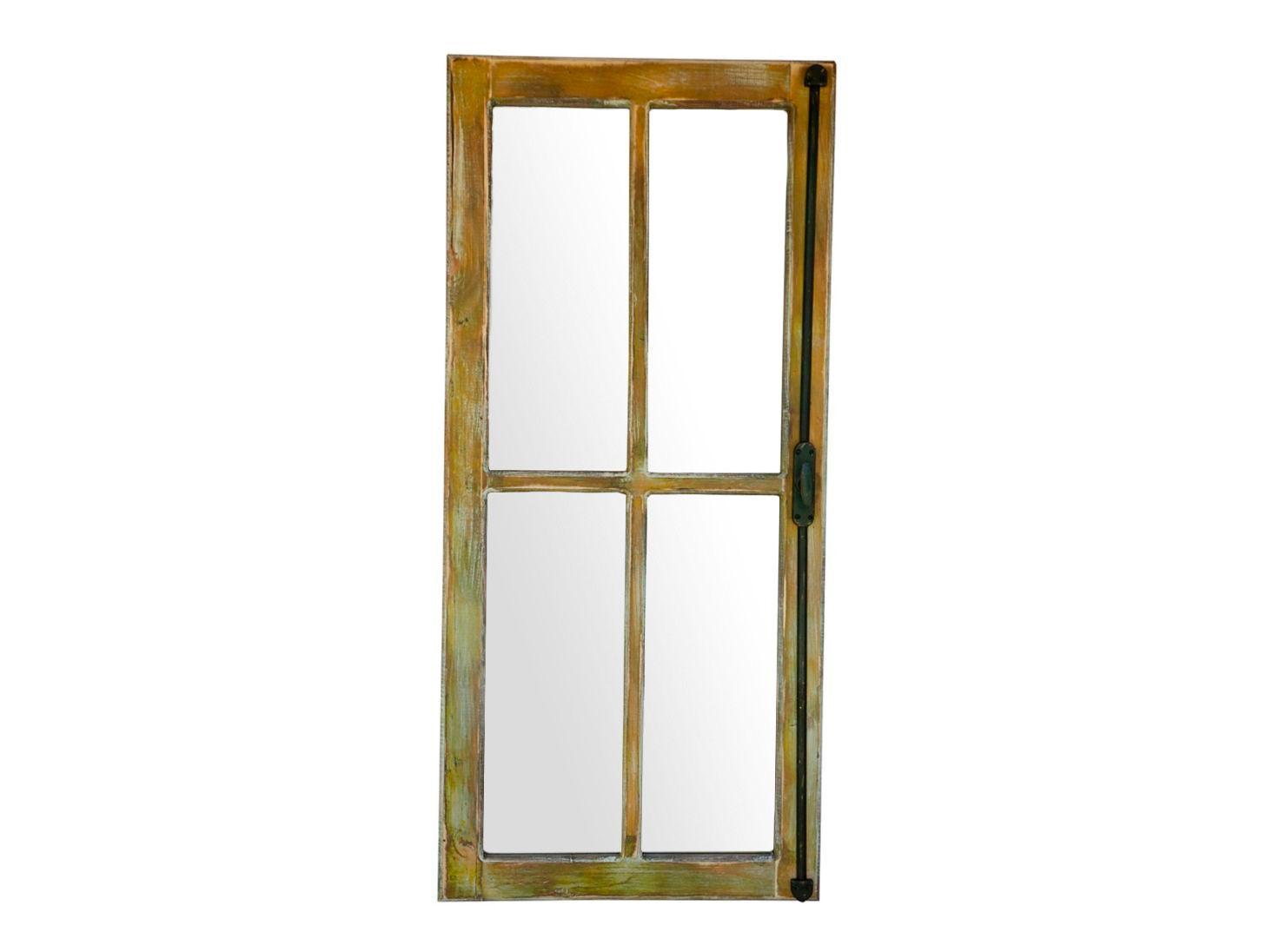 Espejo Ventana Antuco Amarillo 120 x 55 cm-0