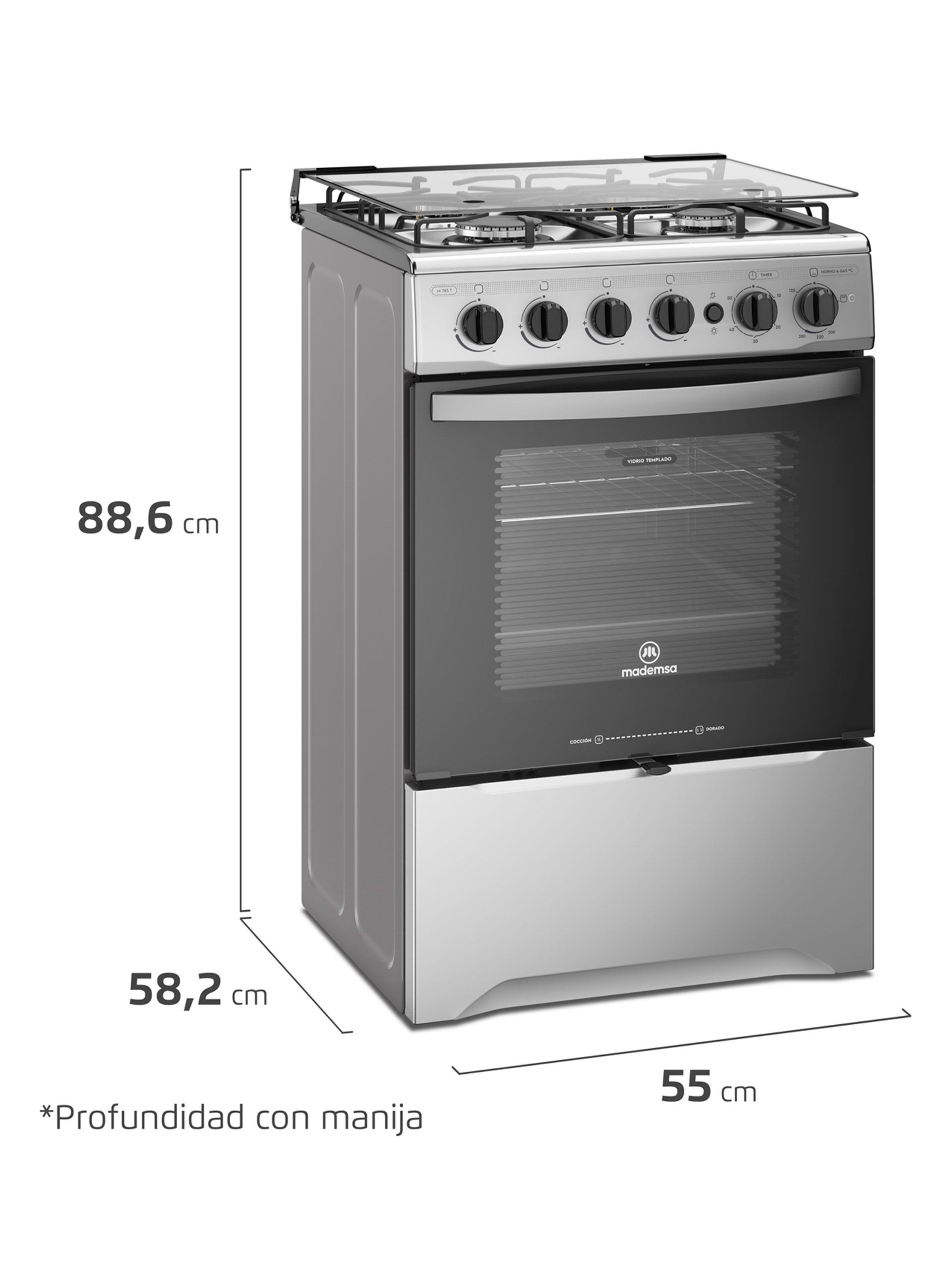 Cocina a Gas 4 Quemadores M785T-1