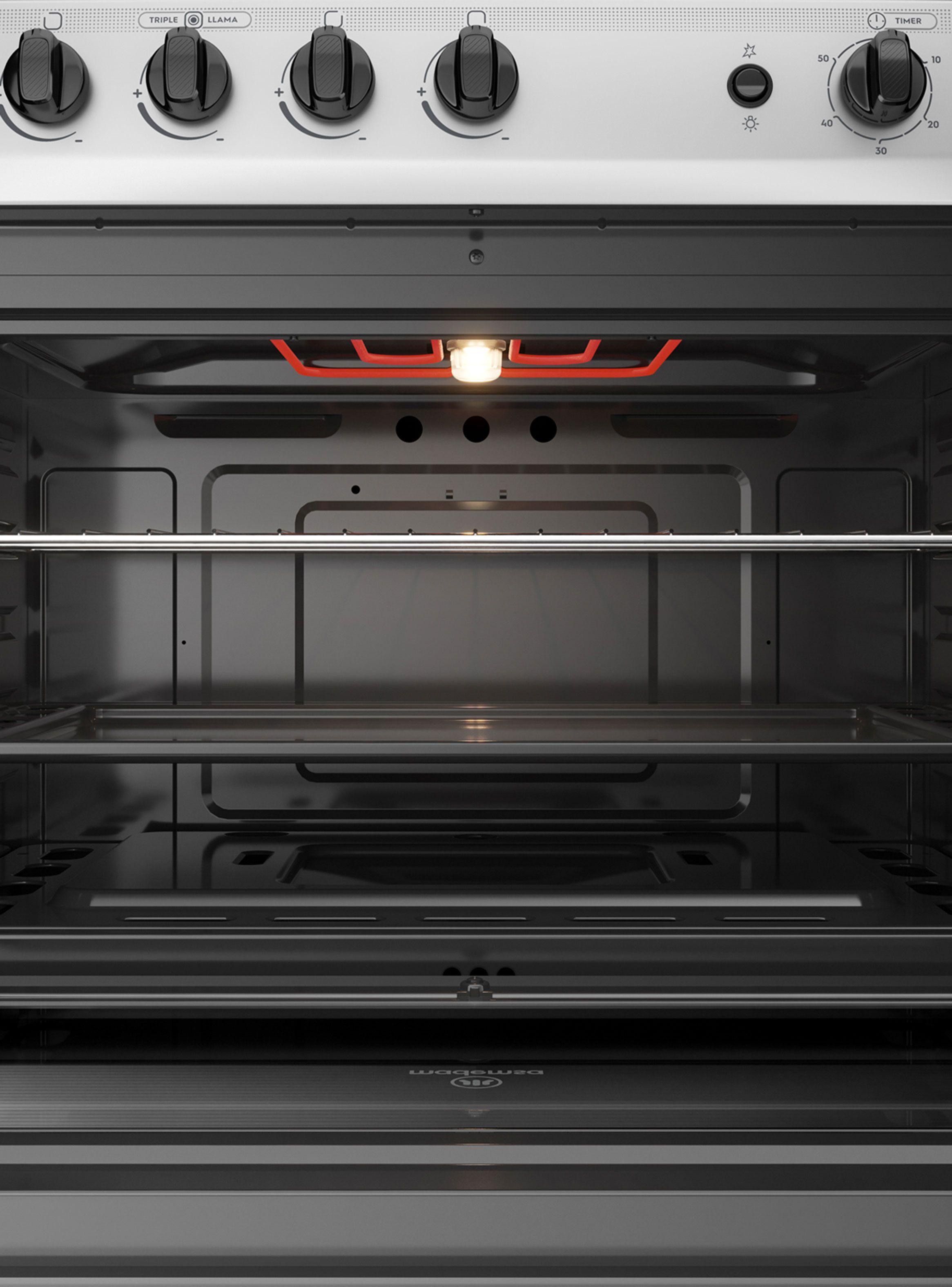 Cocina a Gas 5 Quemadores M 920 T Acero Inoxidable-3