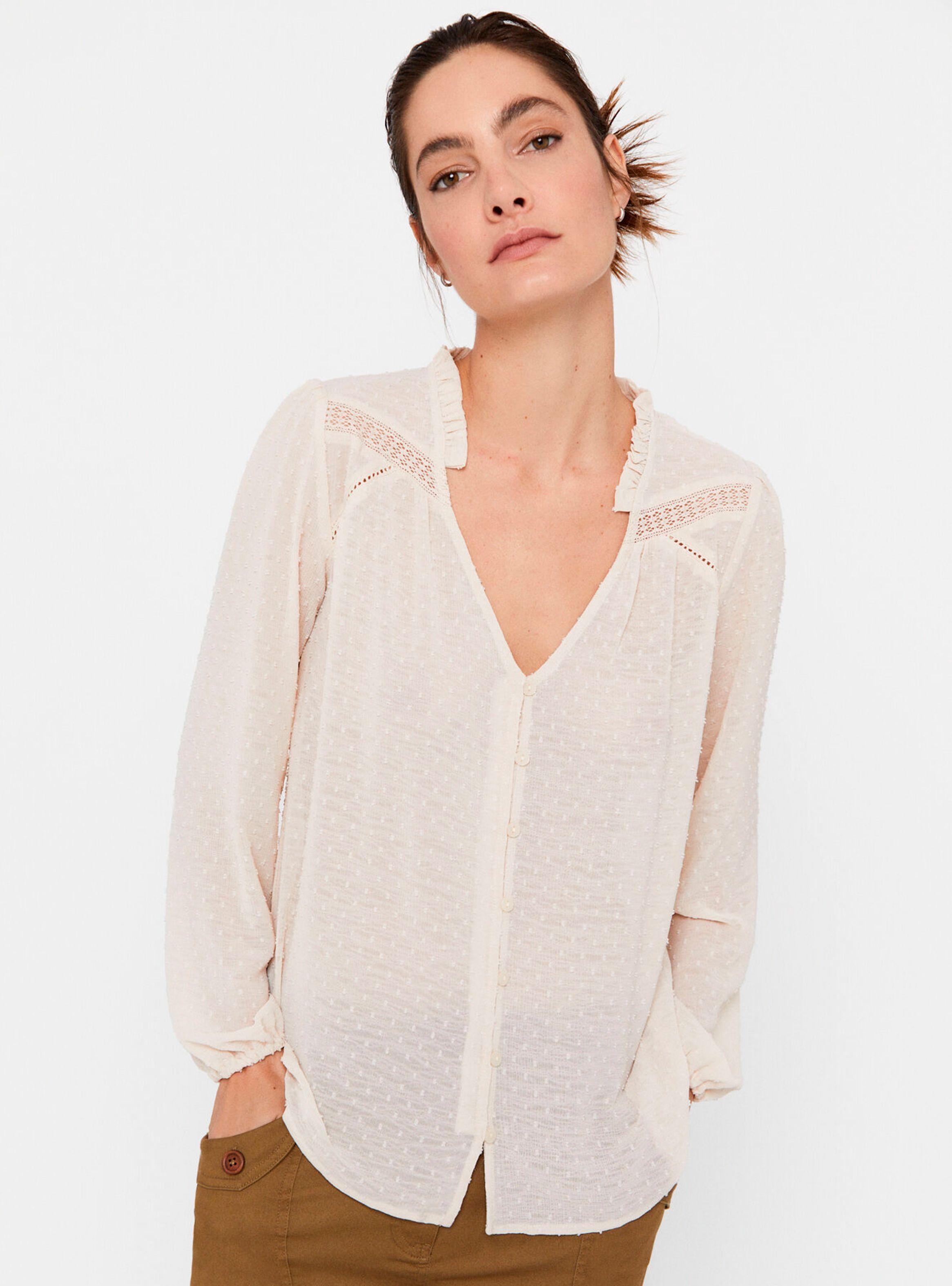 Blusa Tejido Plumeti-0