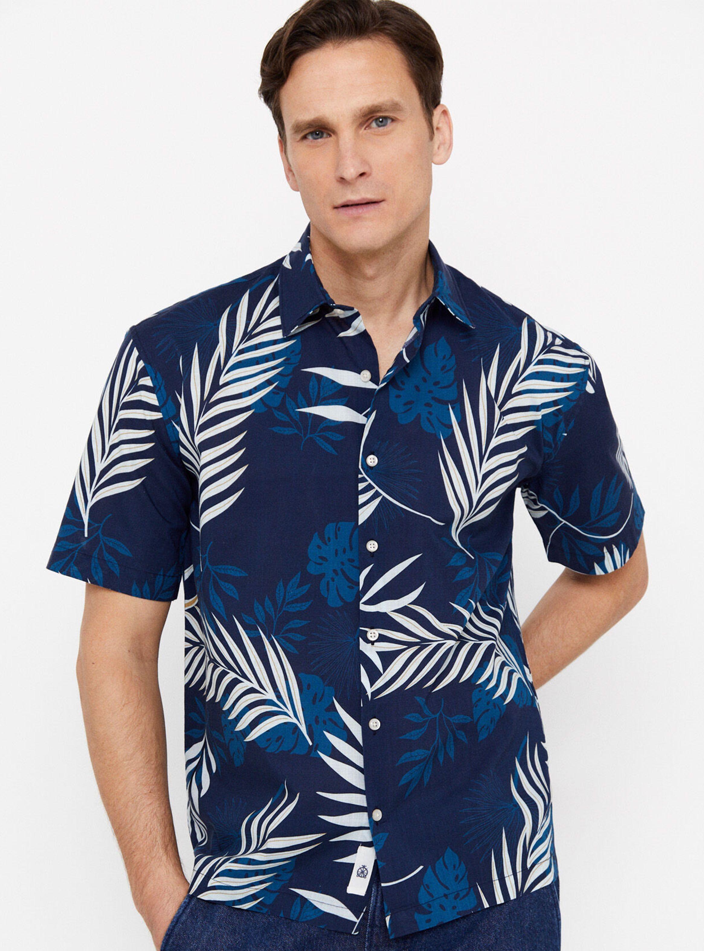 Camisa Estampada1 Manga Corta-0