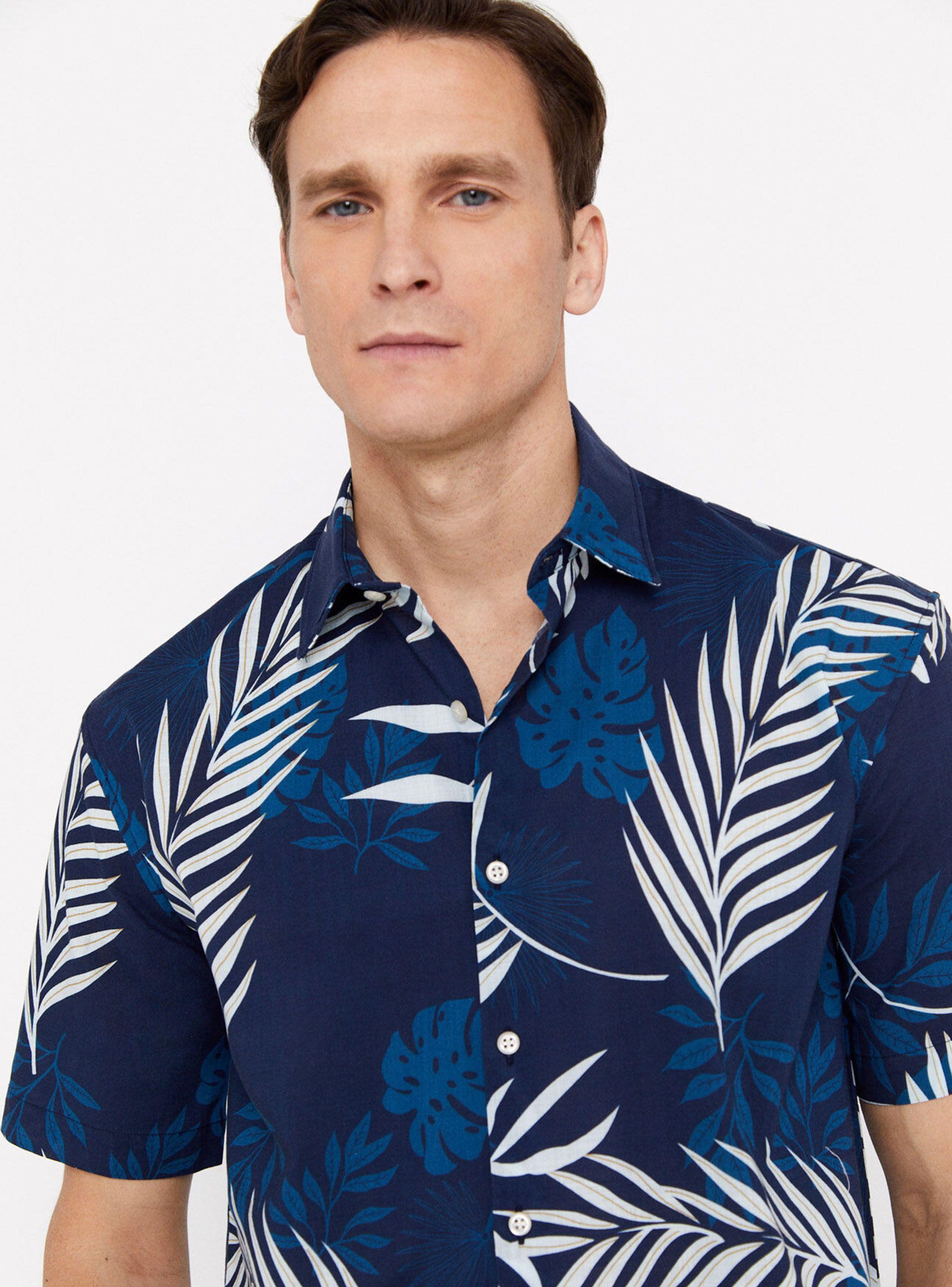 Camisa Estampada1 Manga Corta-1