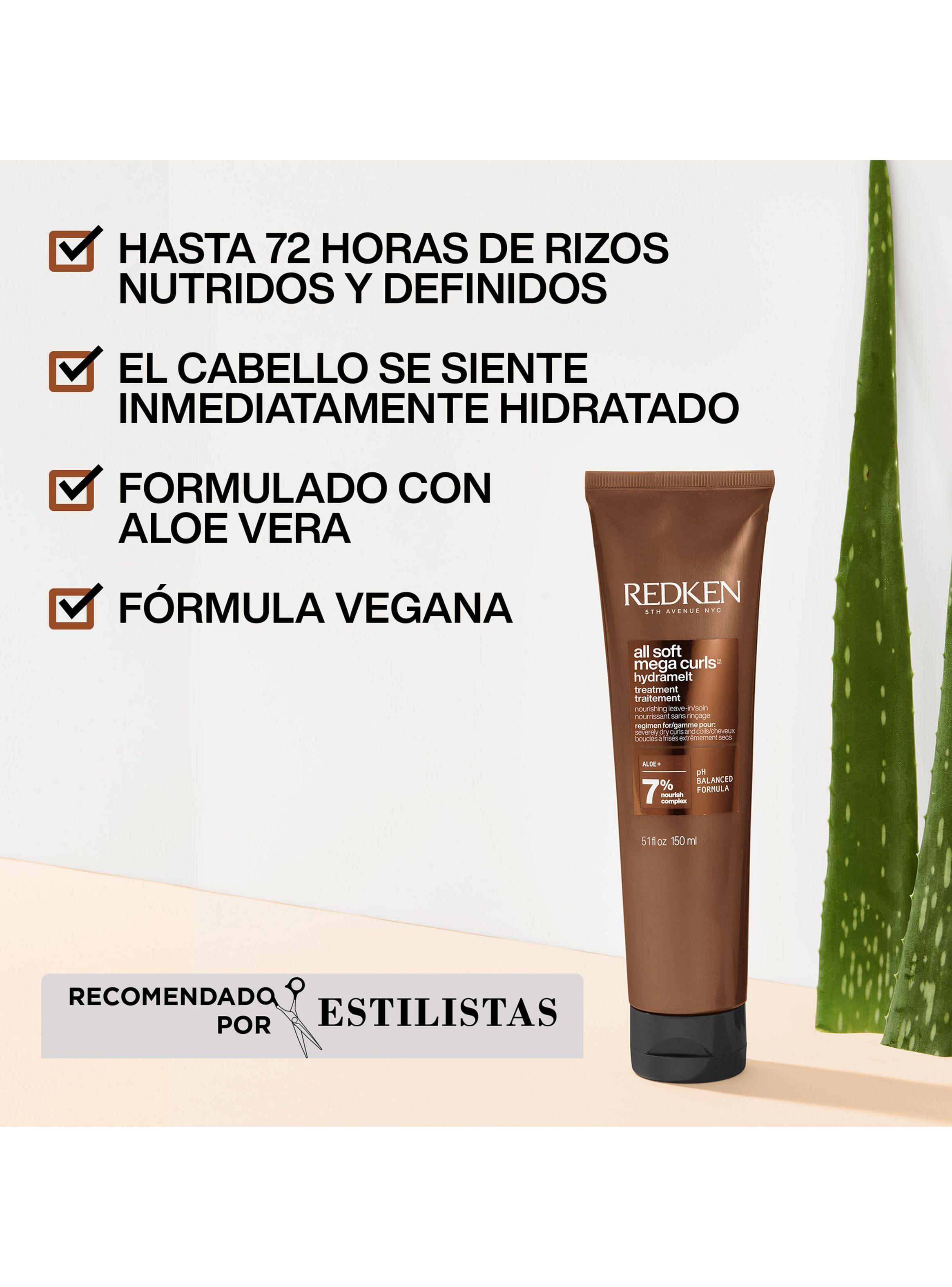 Tratamiento Leave-In Hidratante Cabello Rizado y Seco Hydramelt All Soft Mega Curls 150ml-2