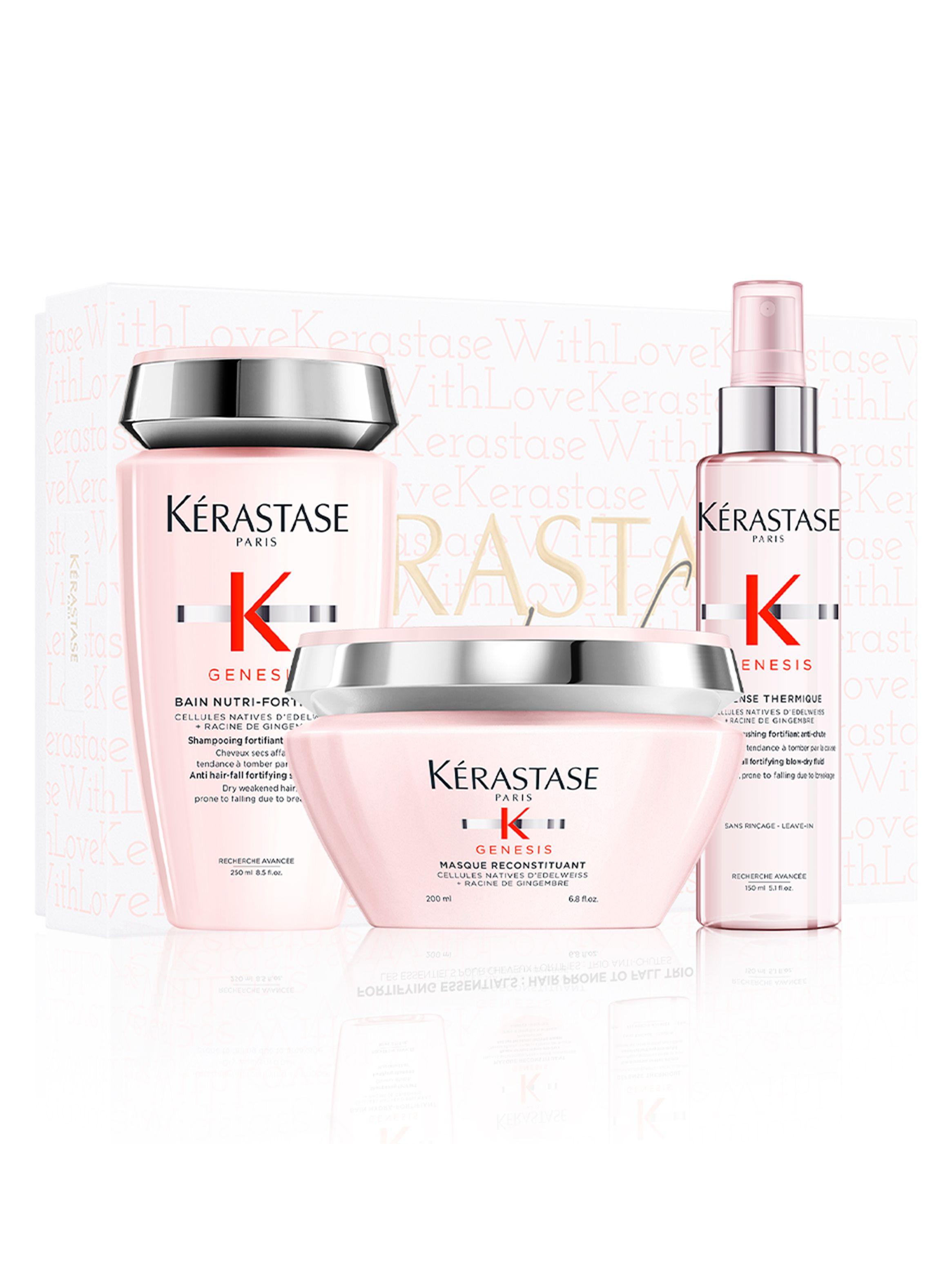 Set Hidratante Anti-Caída Genesis Shampoo 250 ml + Máscara 200 ml + Spray Protector de Calor Anti-Caída 150 ml-0