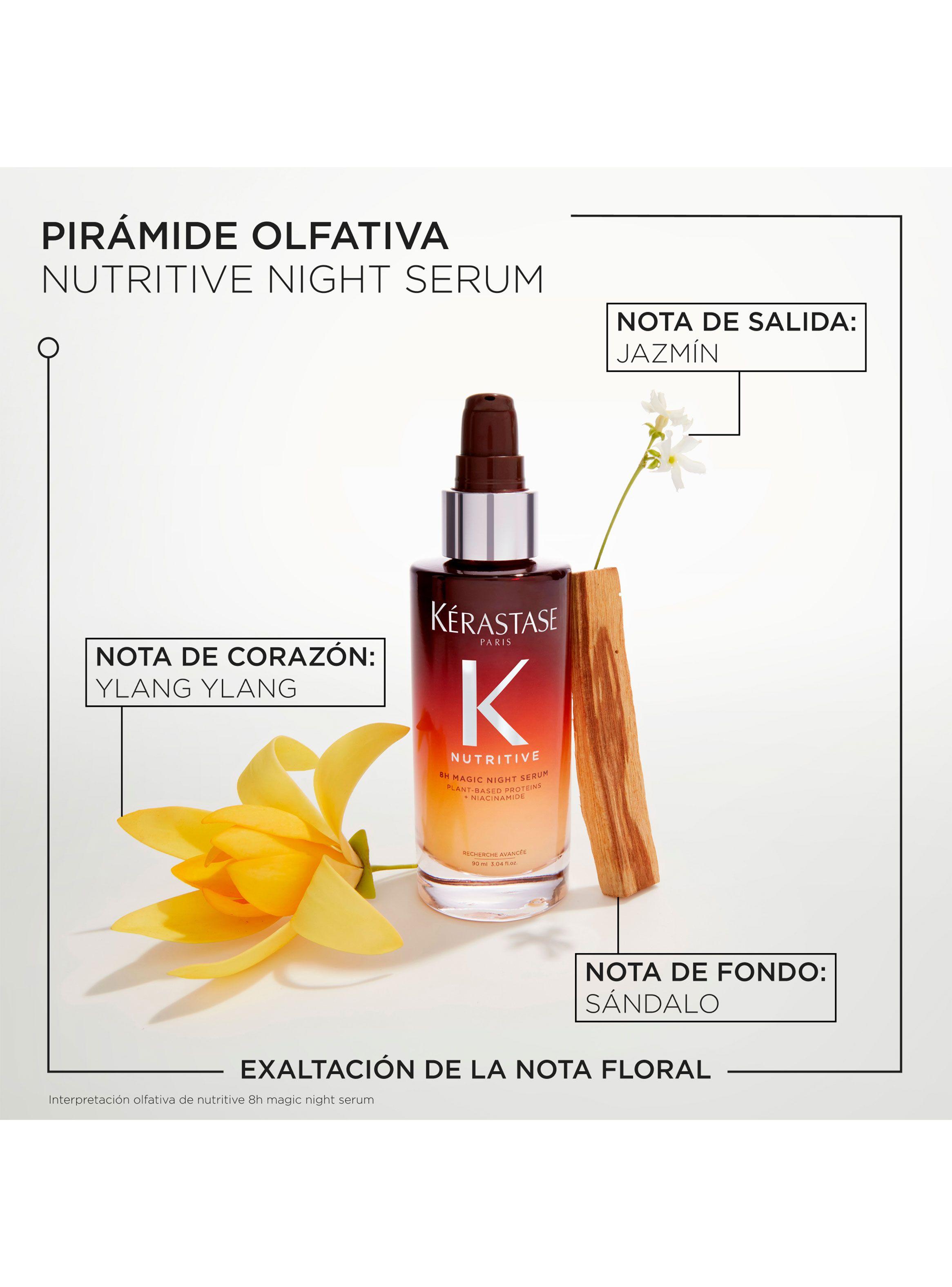 Serum Nocturno Nutrición Cabello Seco 8H Night Repair Nutritive 90ml Kérastase-4