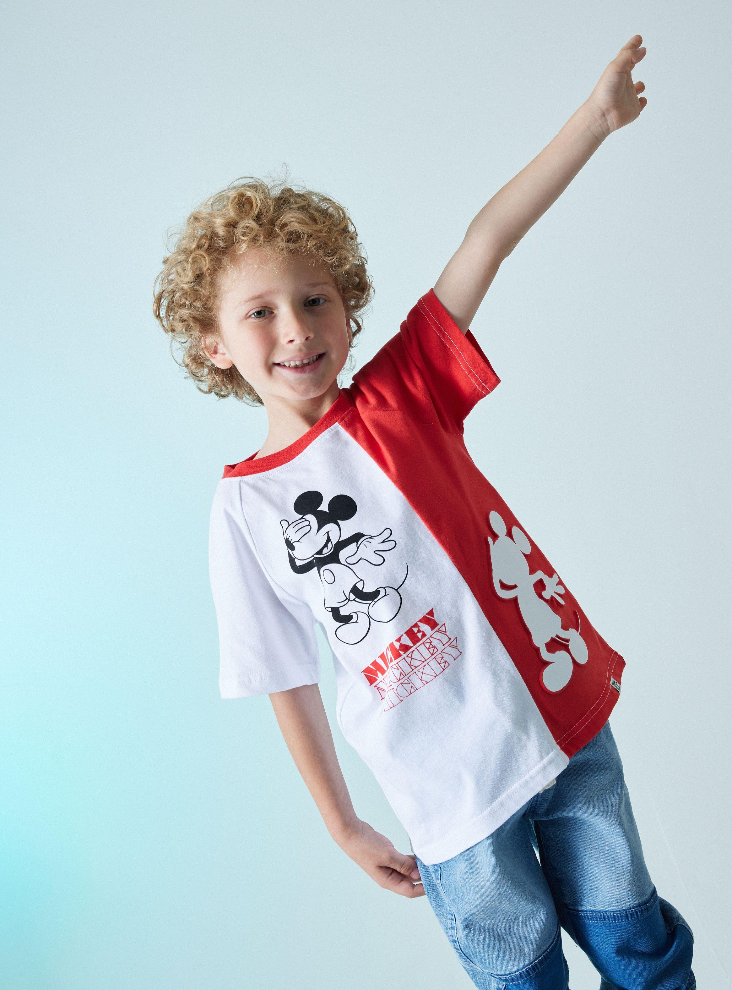 Polera Color Block Disney 100 Años 2-0