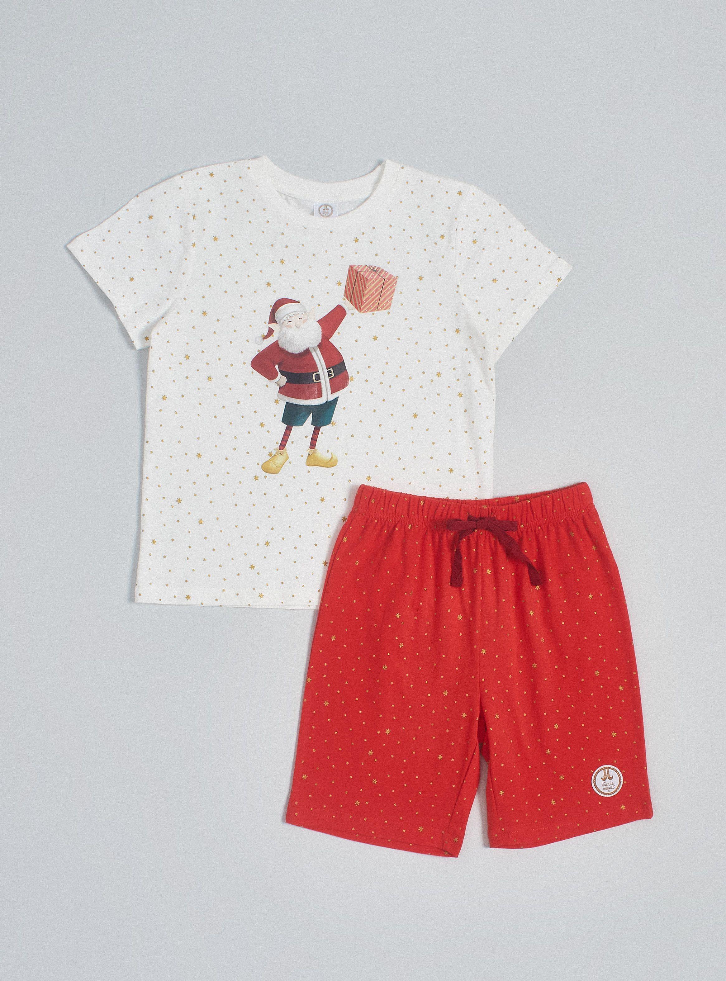 Pijama Polera Manga Corta y Short-0