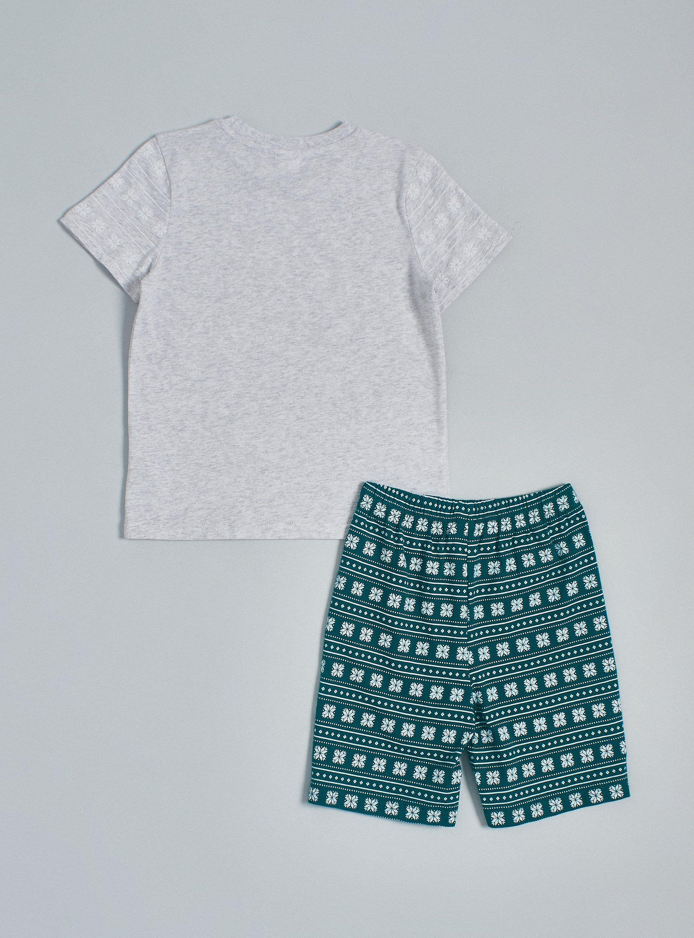 Pijama Polera Manga Corta y Short-1