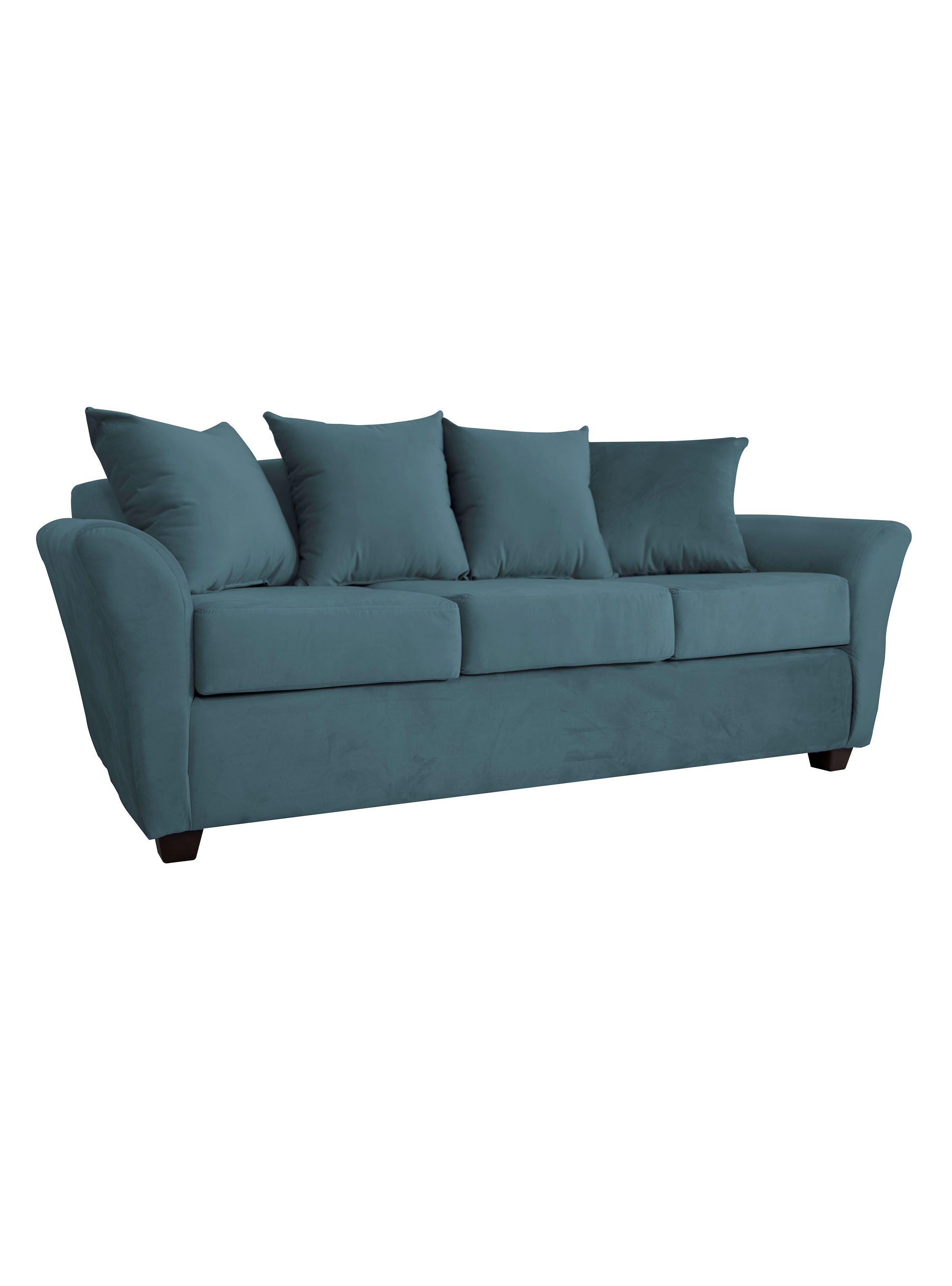 Sofá Gaviota Felpa Negro 3C-1