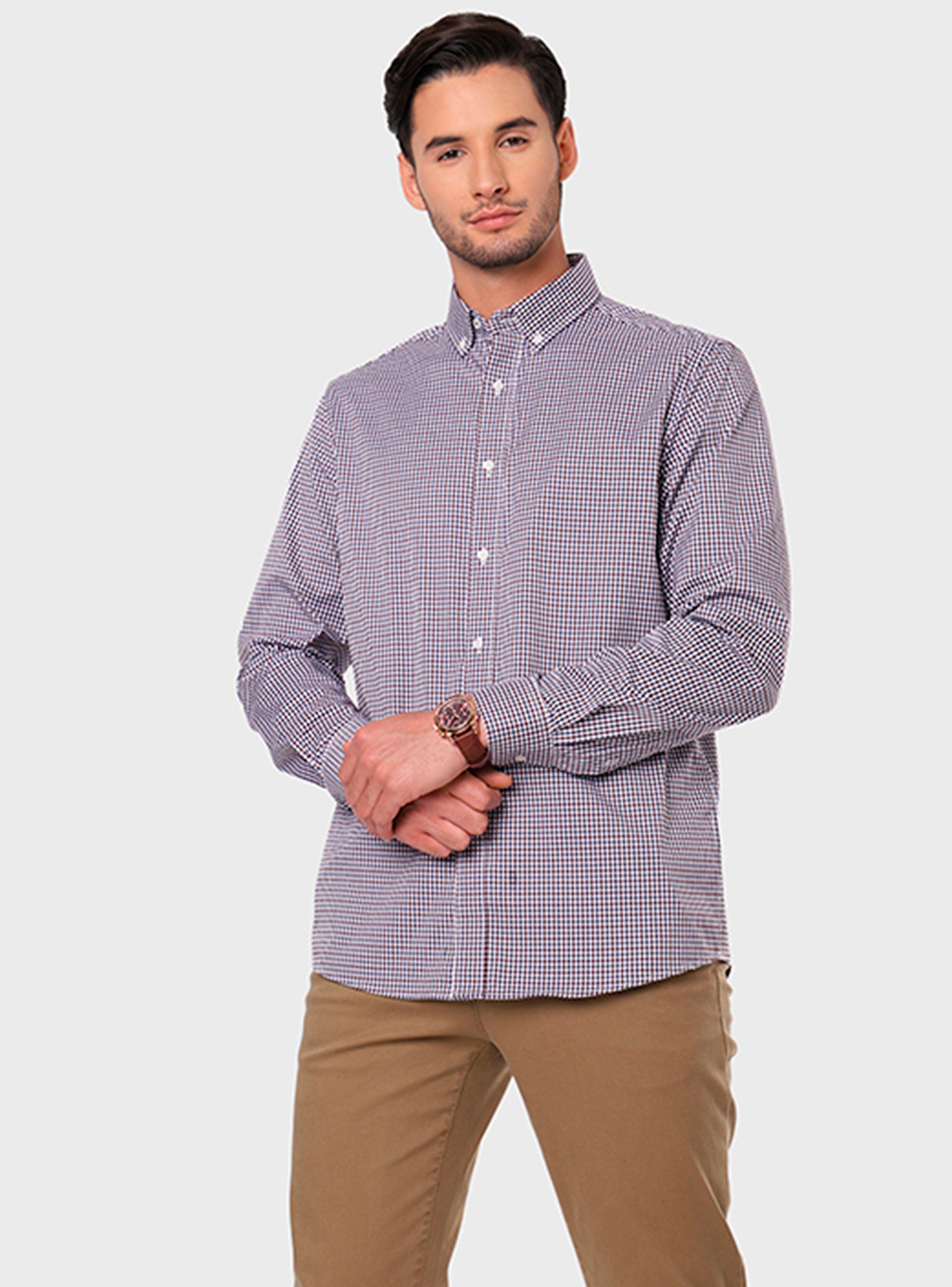 Camisa Mini Cuadrillé Spandex-0