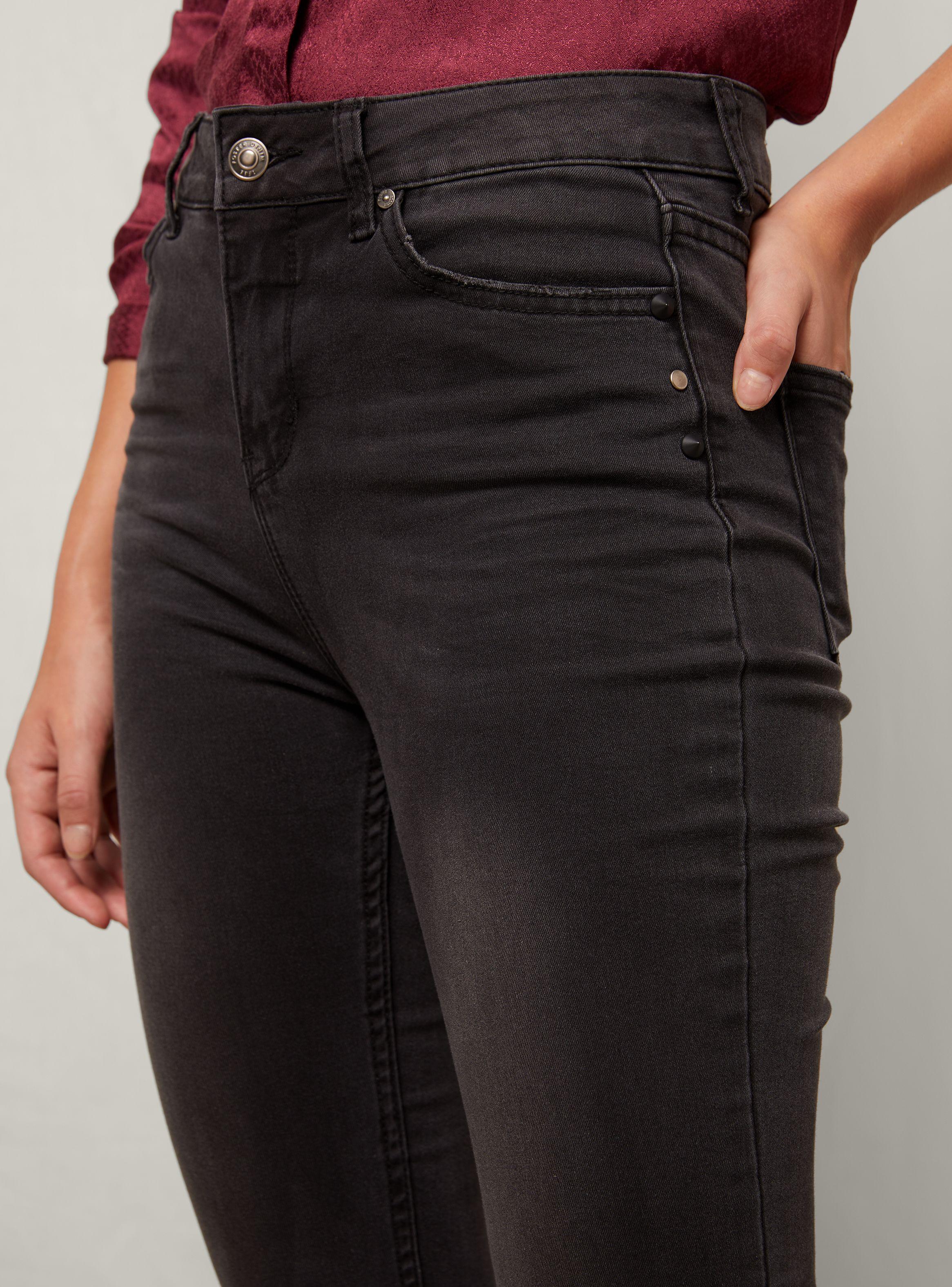 Jeans Skinny Tiro Alto Tachas Foster-2