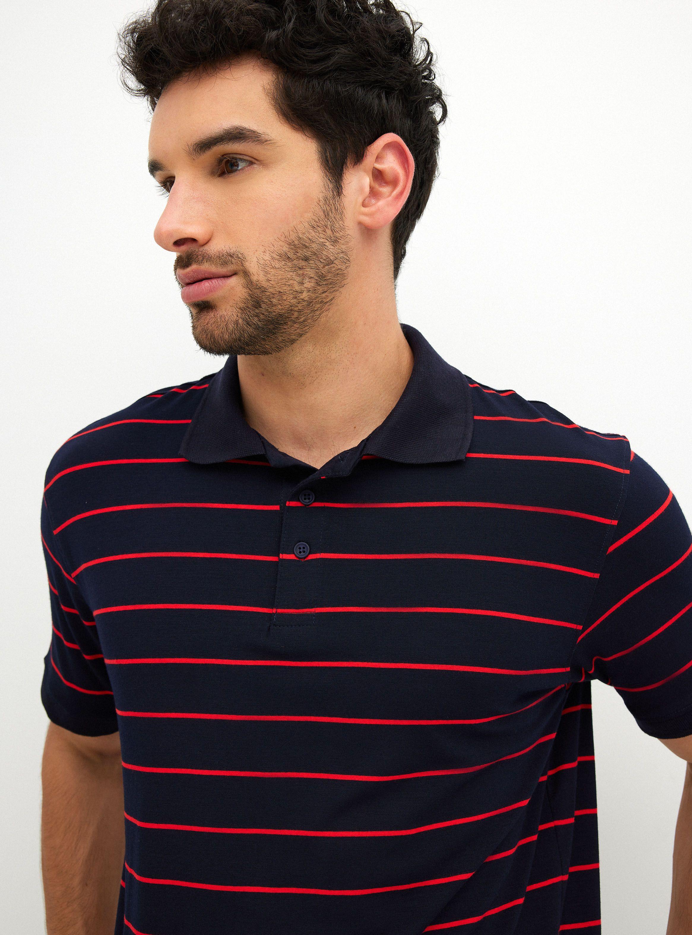 Polera con Cuello Rib Rayas-2