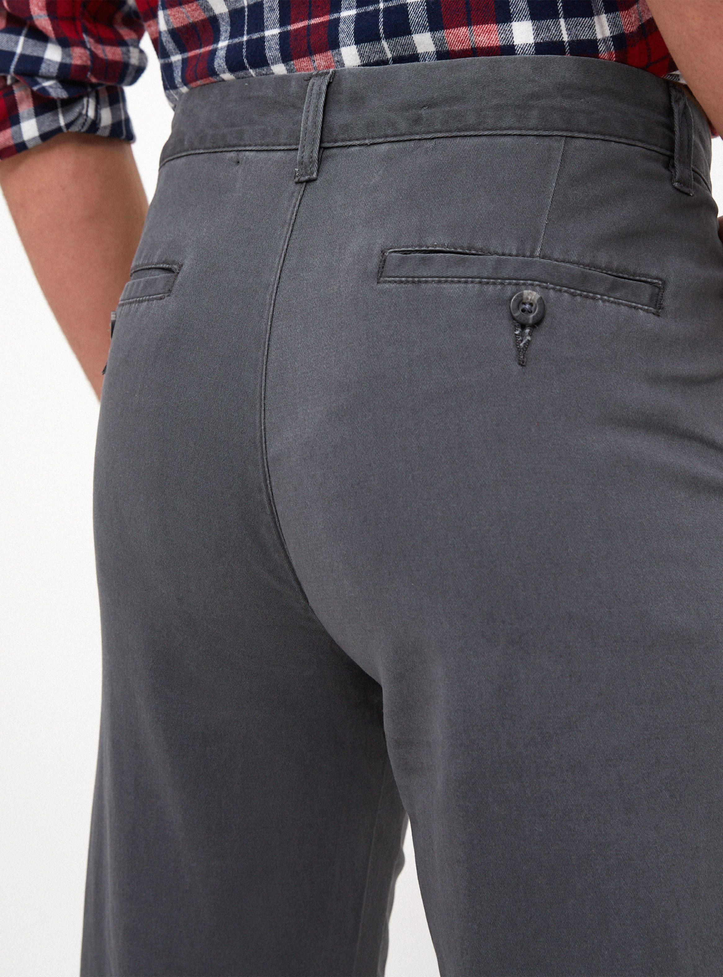 Pantalón Print Regular Básico Chino-2