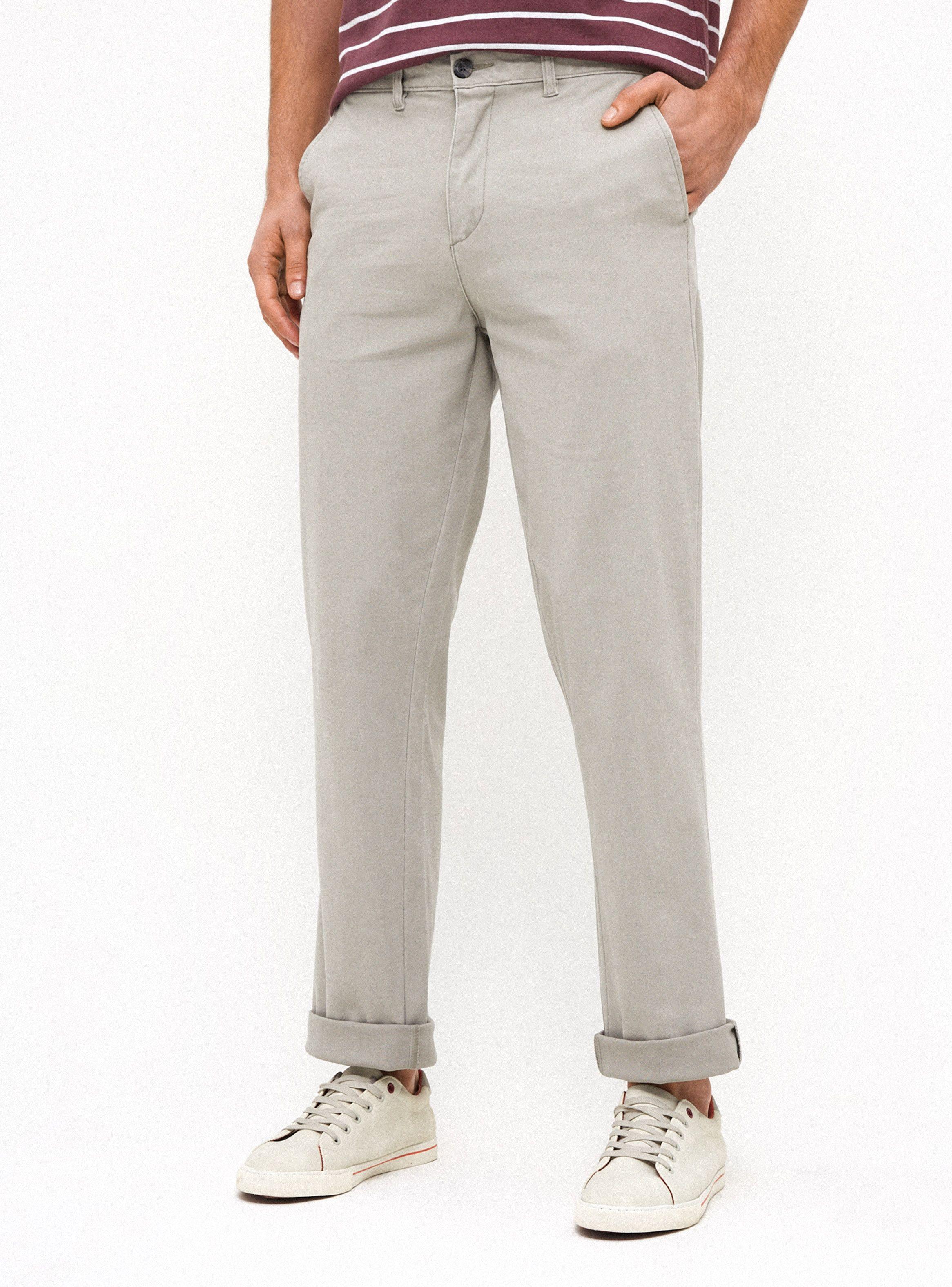 Pantalón Print Regular Básico Chino-0