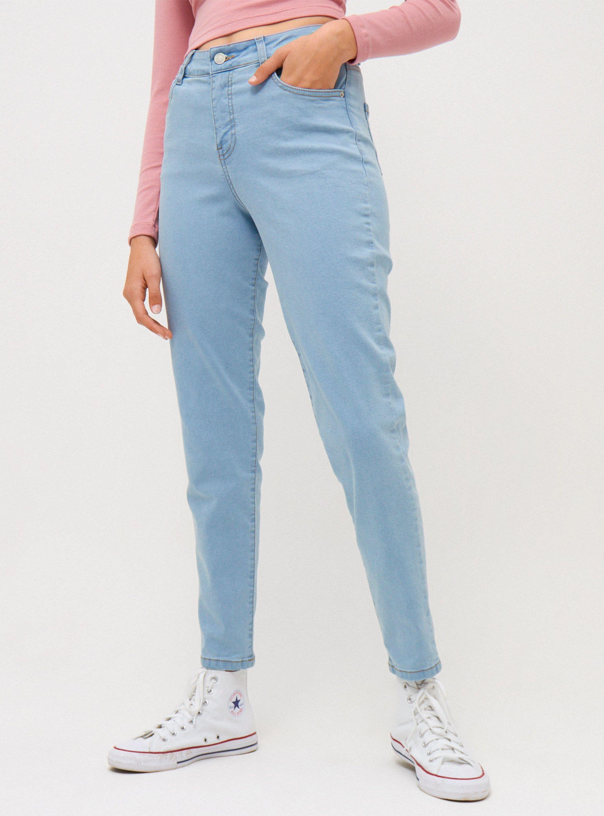 Jeans Mom Clásico Tiro Alto-0