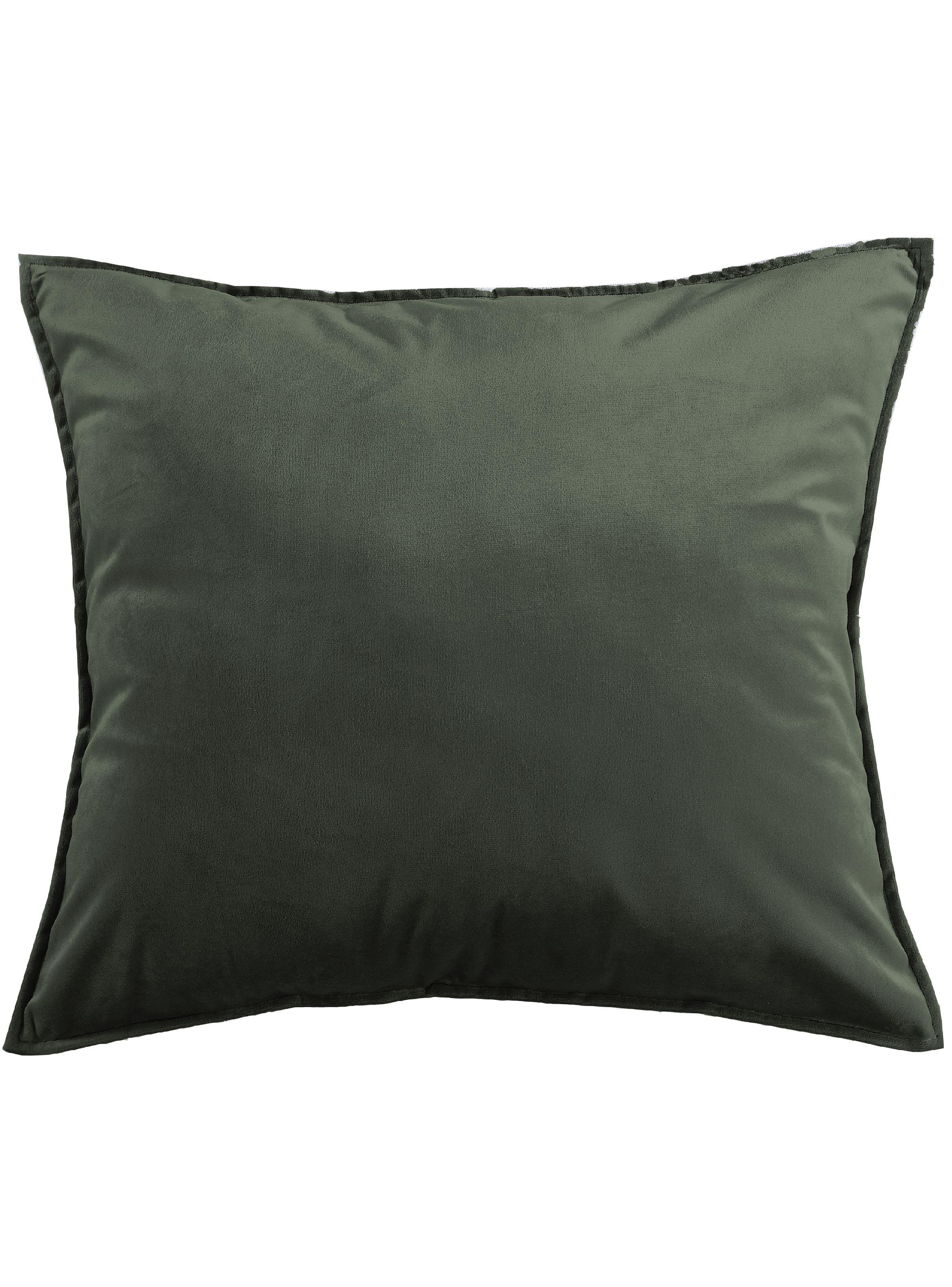 Cojín Velvet 45 x 45 cm Poliéster con Borde Pequeño-0