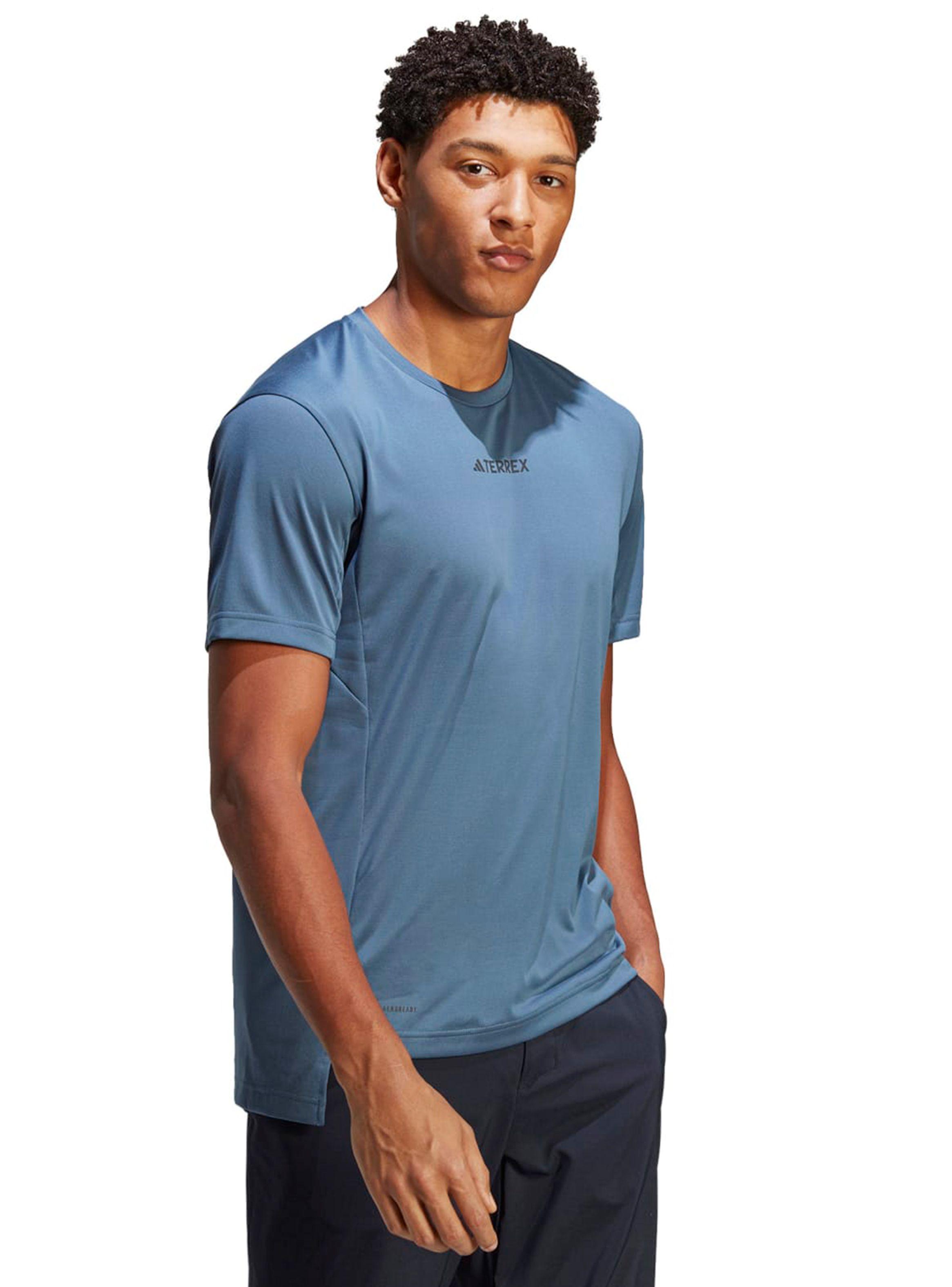 Polera Hiking Mt Tee Acero-2