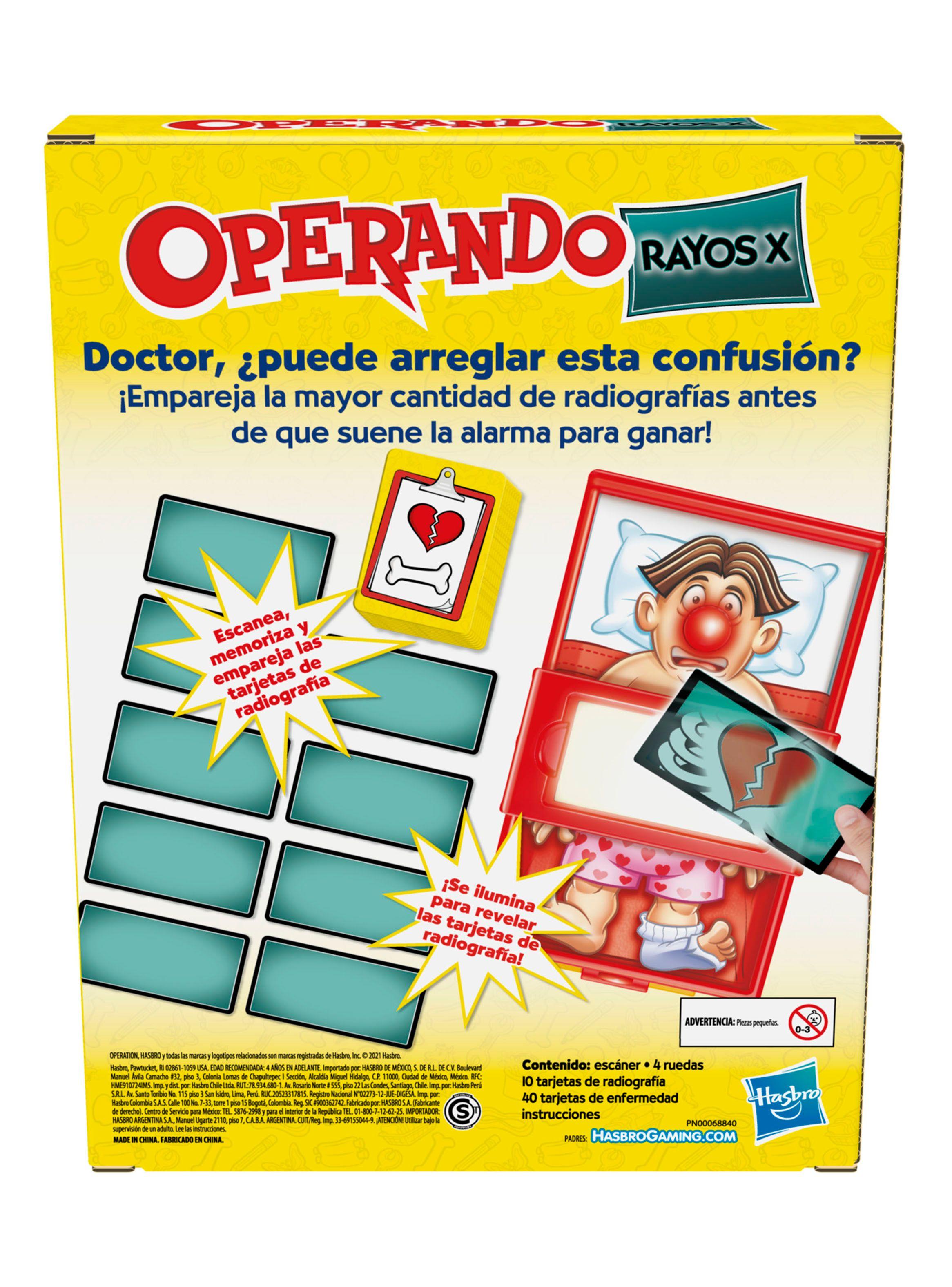 Juego de Mesa Operando Rayos X-3