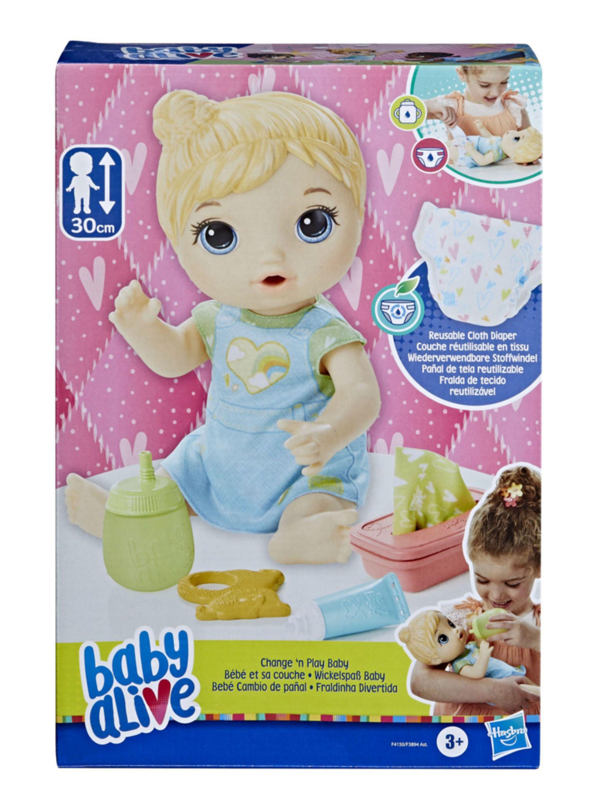 Muñeca Cambio de Pañal Cabello Rubio Exclusivo Paris-2