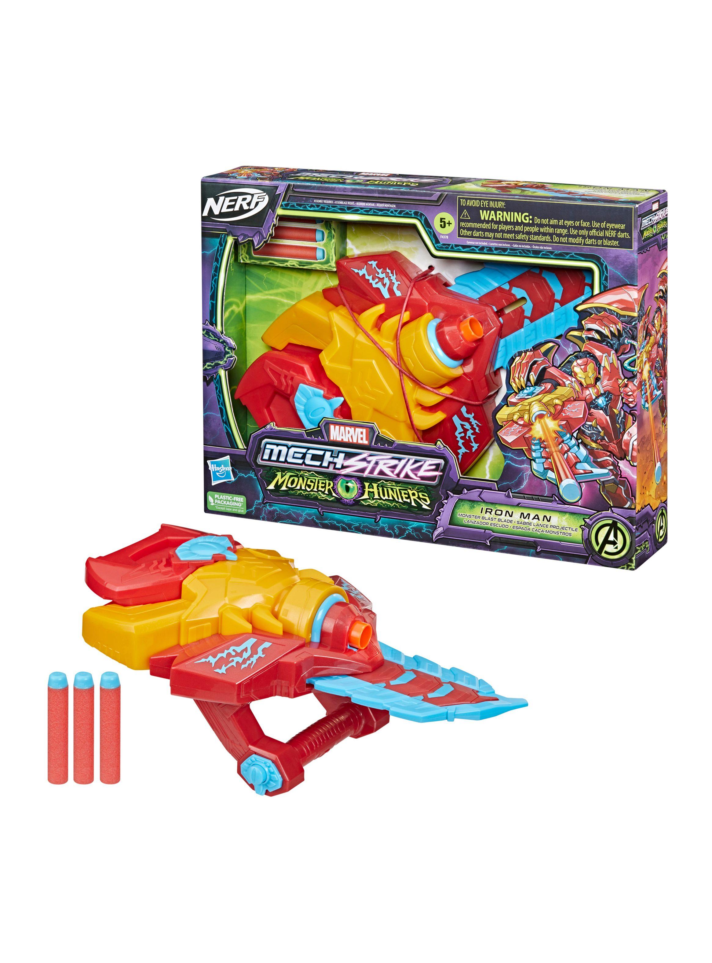 Figura Acción Strike Monster Lanzador Espada Iron Man-1