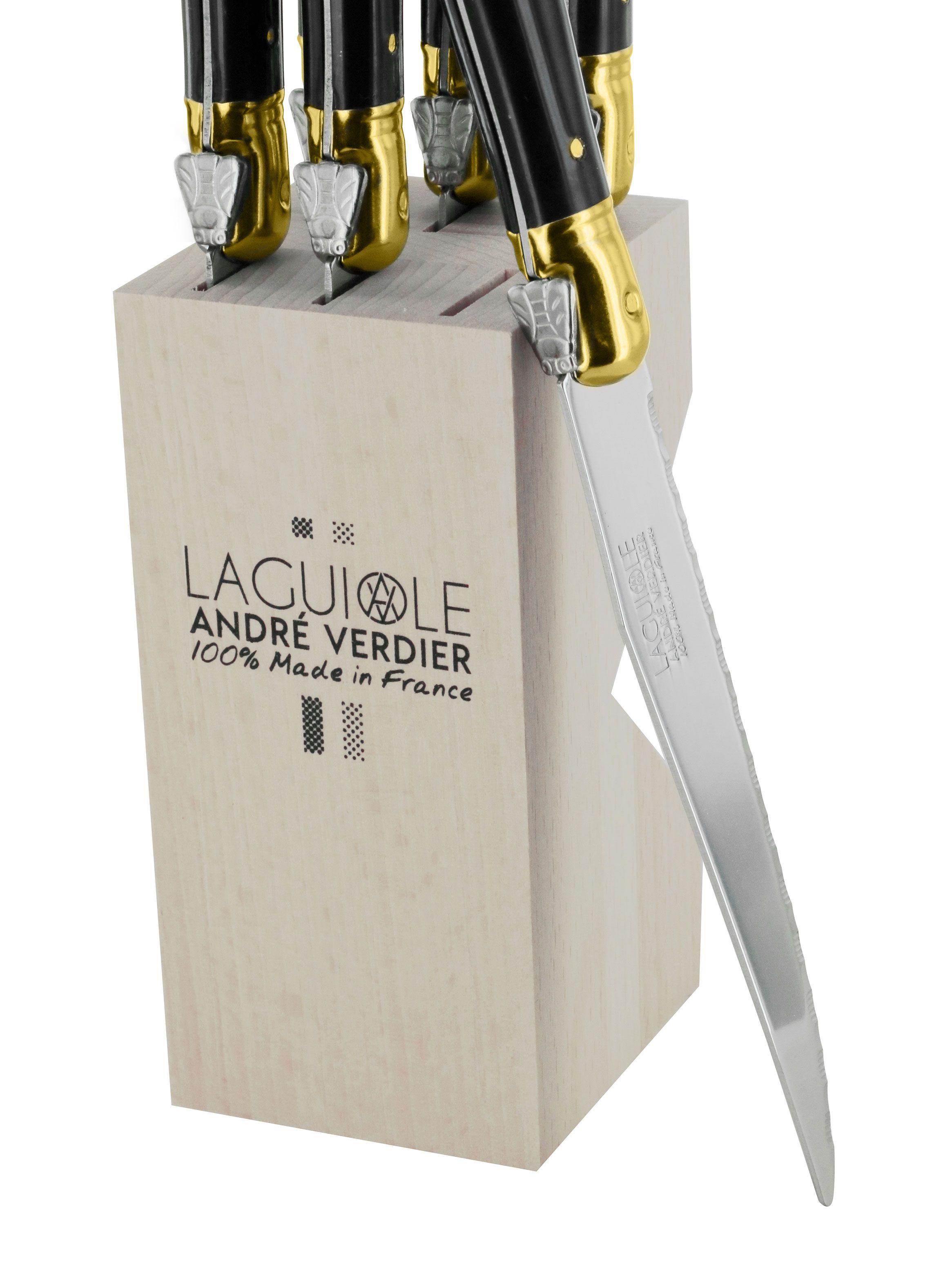 Set 6 Cuchillos Steck Retro Negro-1