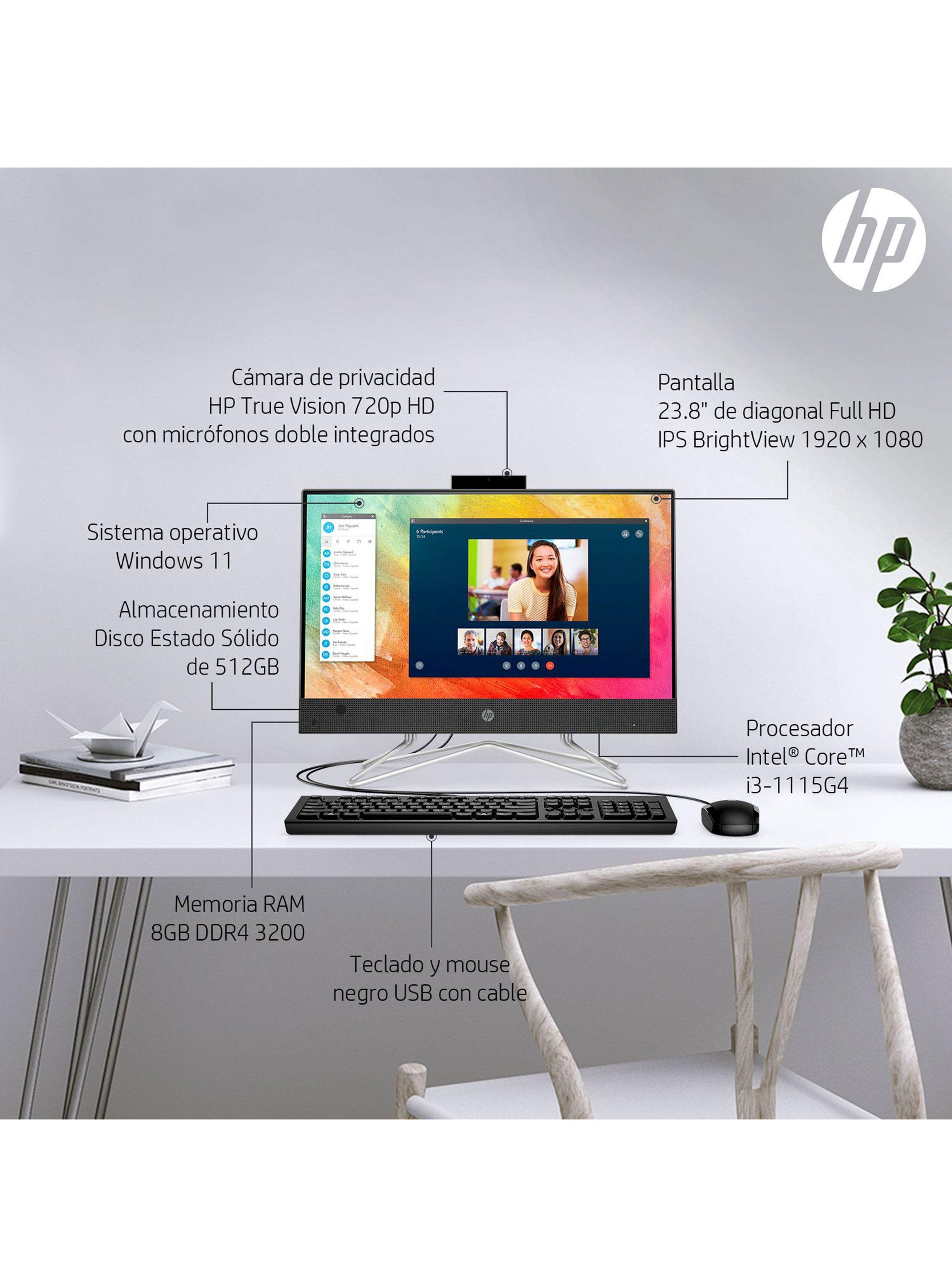 All in One 24-df1508la Intel Core i3-1115G4 8GB RAM 512GB SSD 23.8" FHD-4