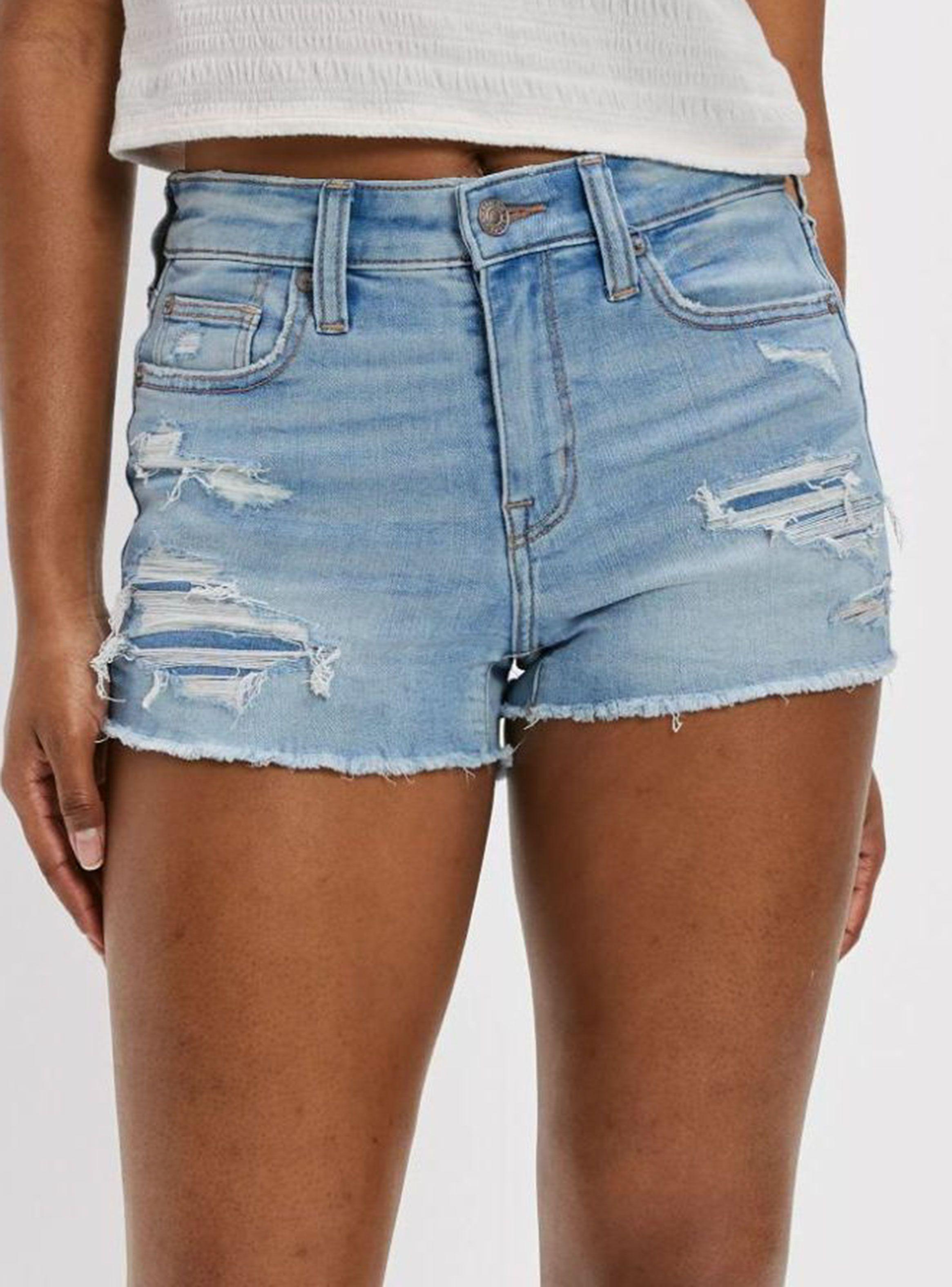 AE Ne(x)t Level High-Waisted Denim Short-0