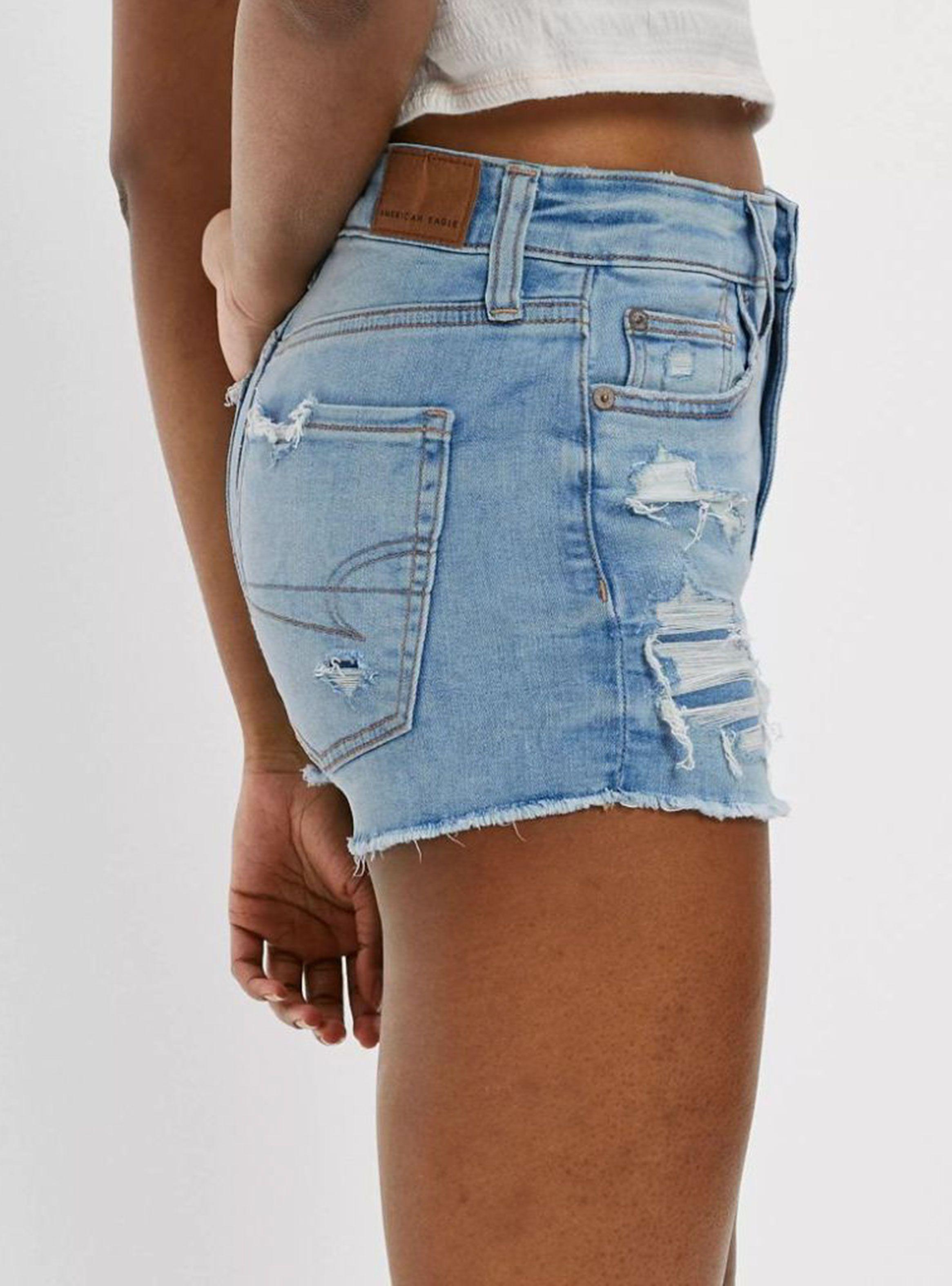AE Ne(x)t Level High-Waisted Denim Short-2