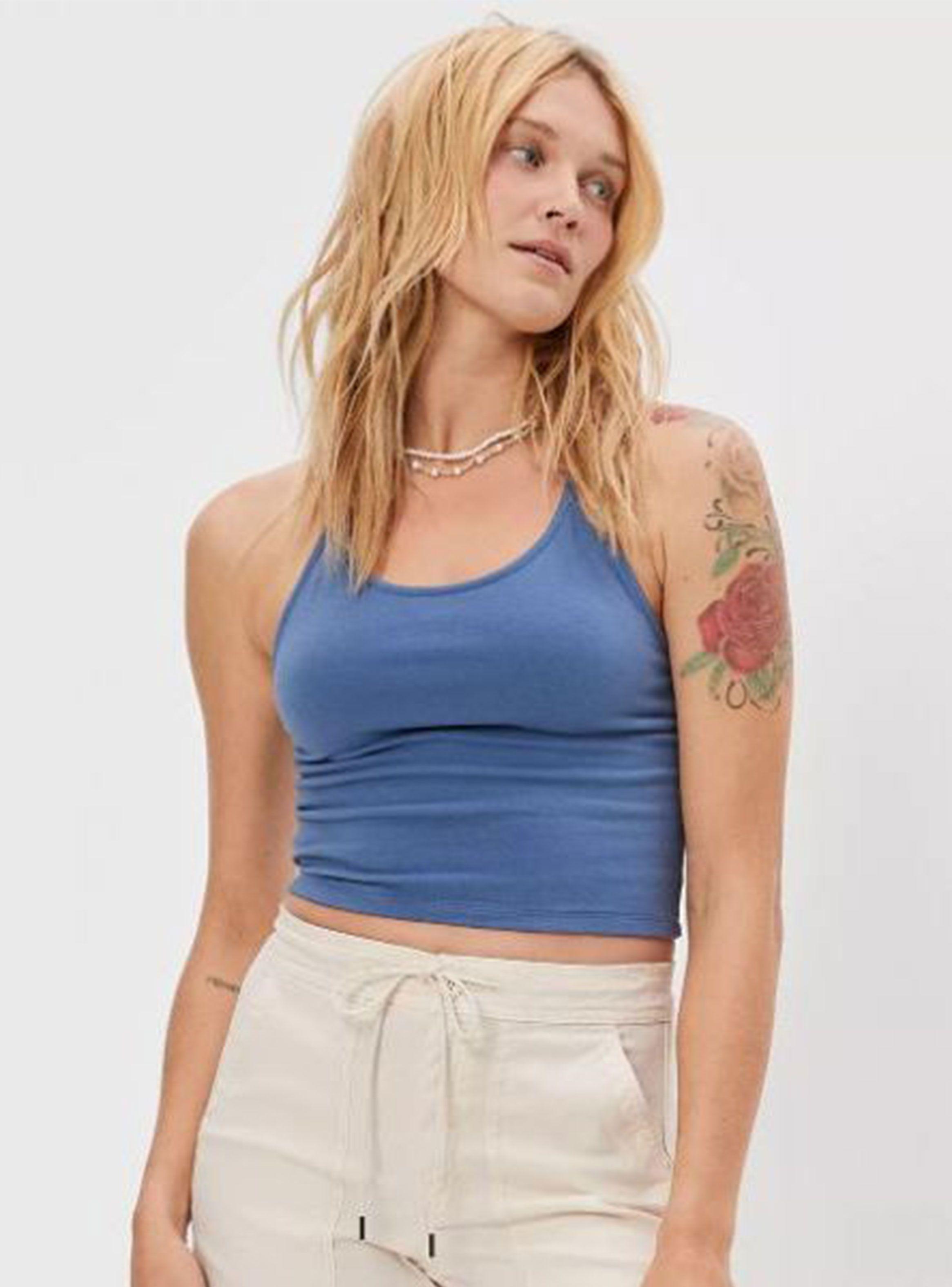 Crop Top Strappy-Go-Lucky Liso-0