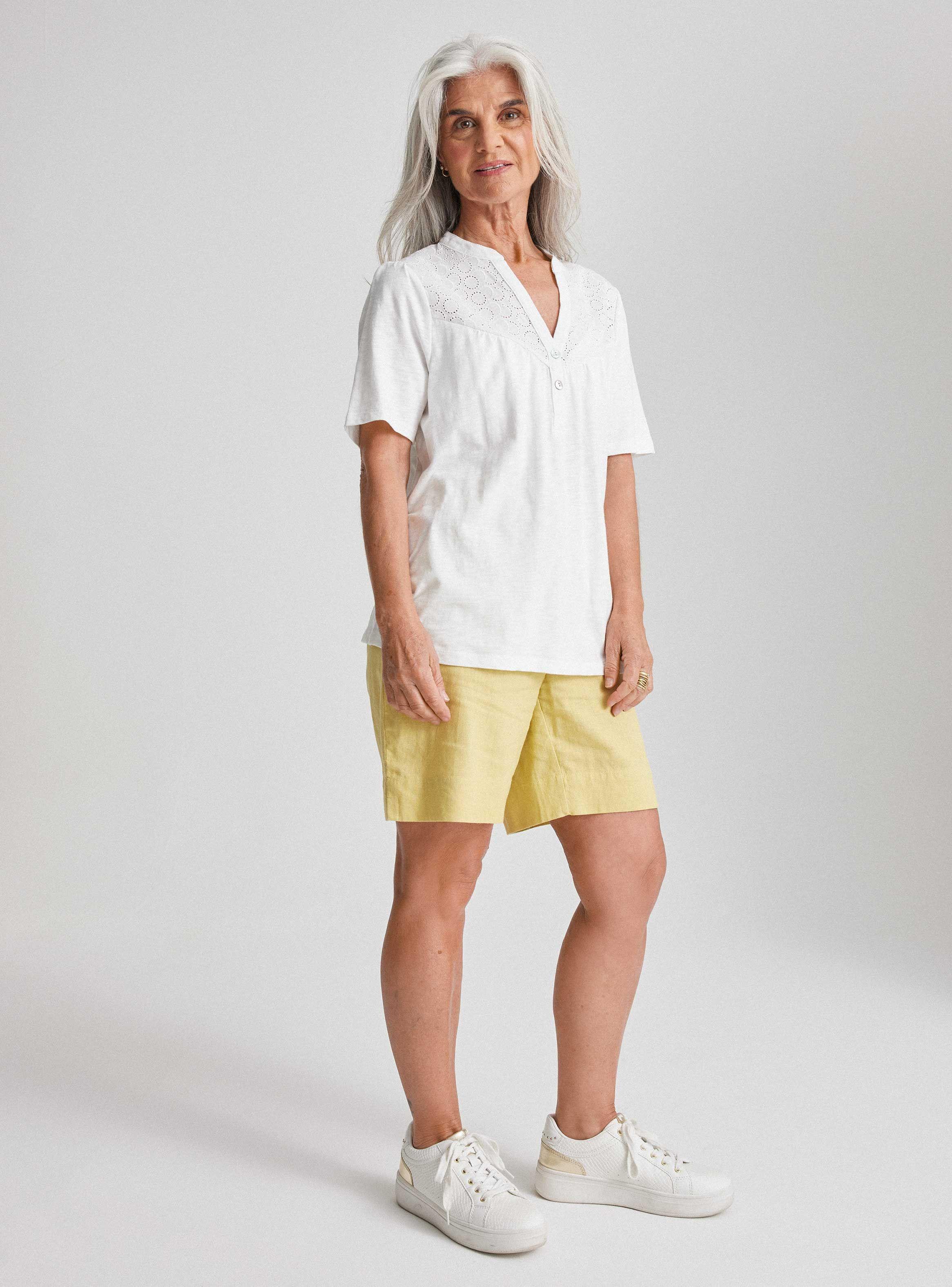 Polera con Broderie en Hombros-4