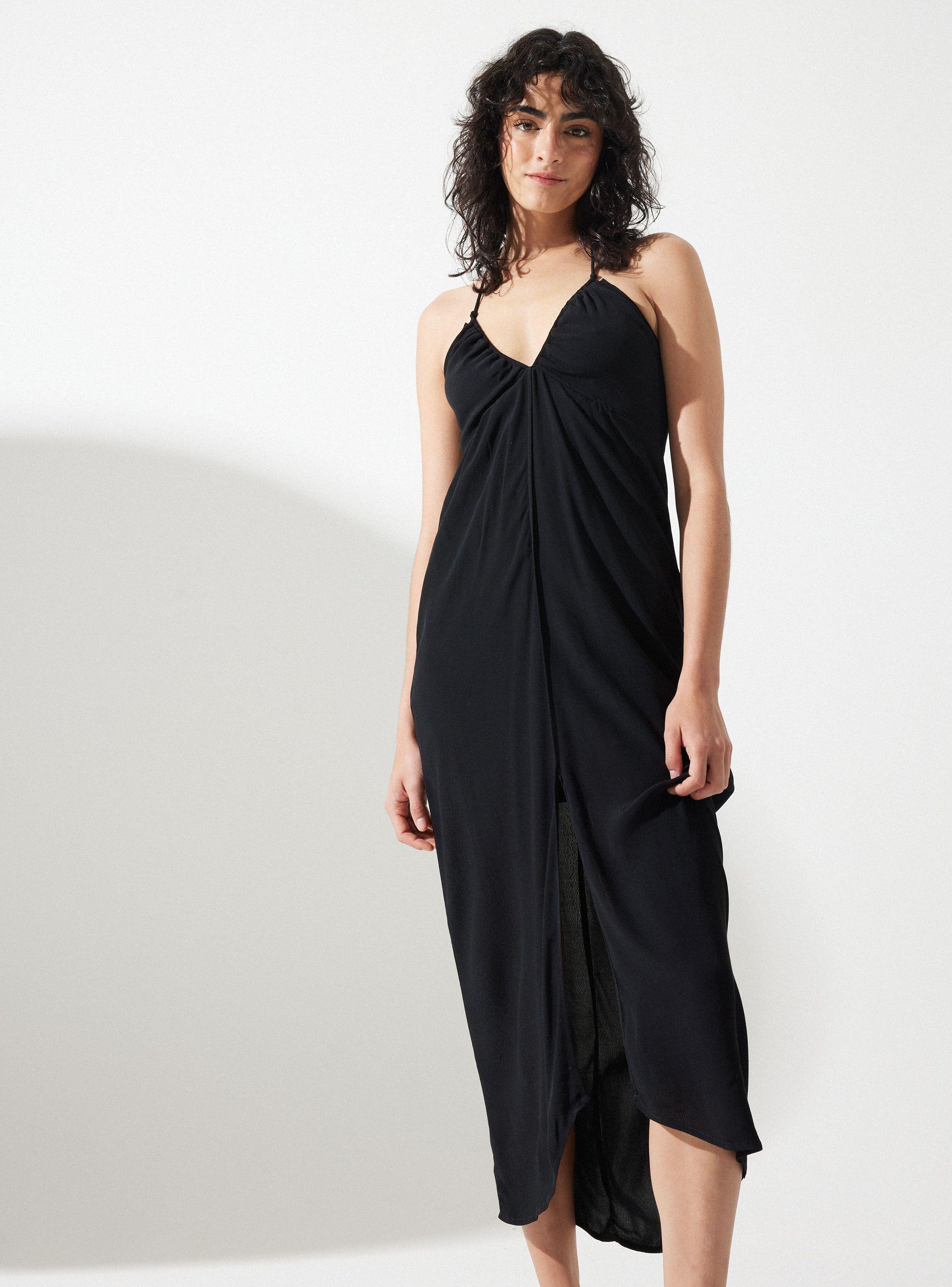 Vestido Largo con Escote Cass-0